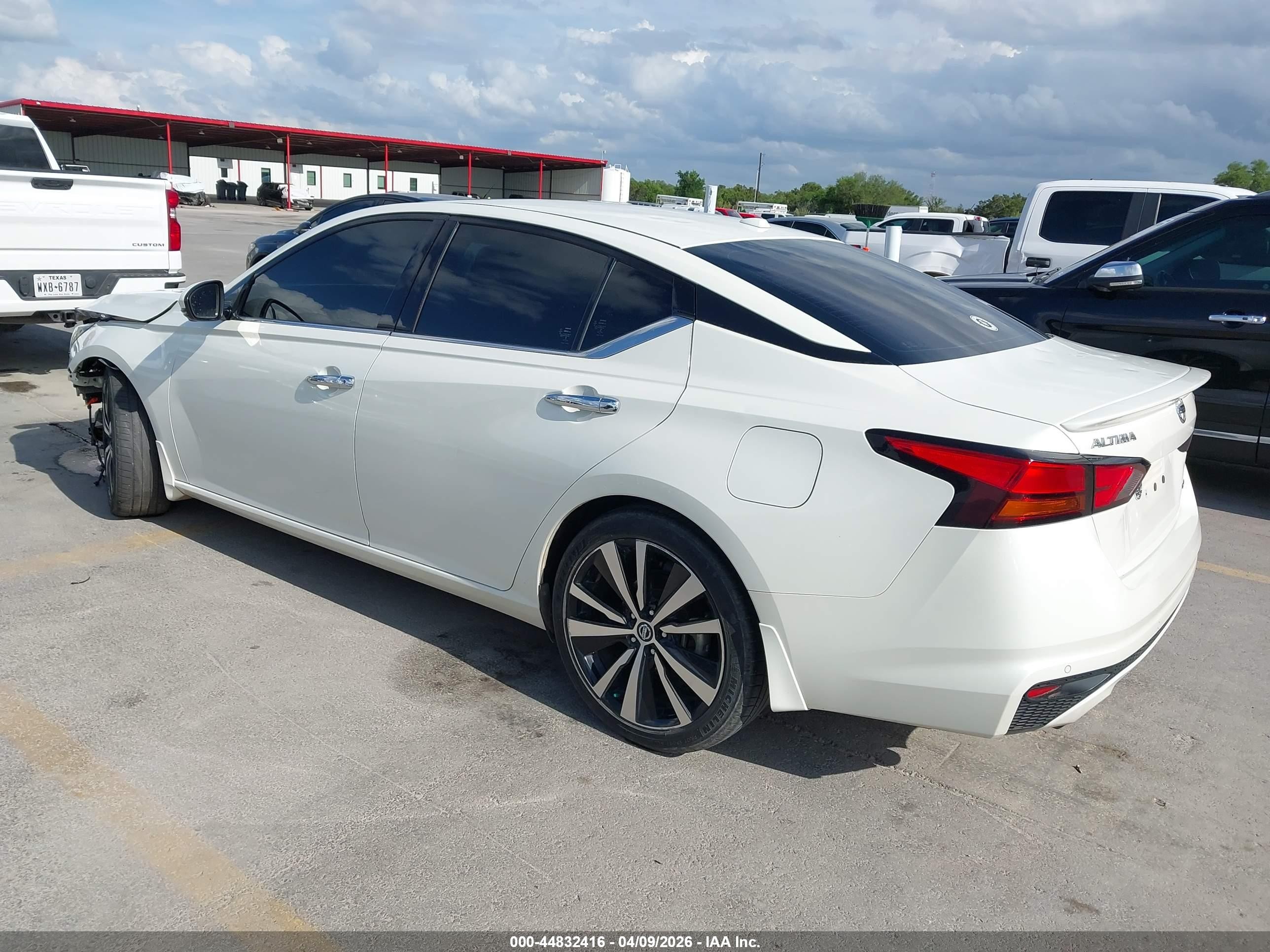 2020 Nissan Altima Platinum Vc-turbo Fwd Белый vin: 1N4AL4FV8LC101804