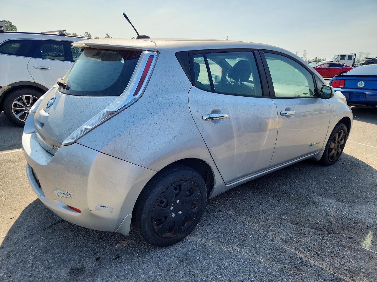 2013 Nissan Leaf Silver vin: 1N4AZ0CP0DC401089
