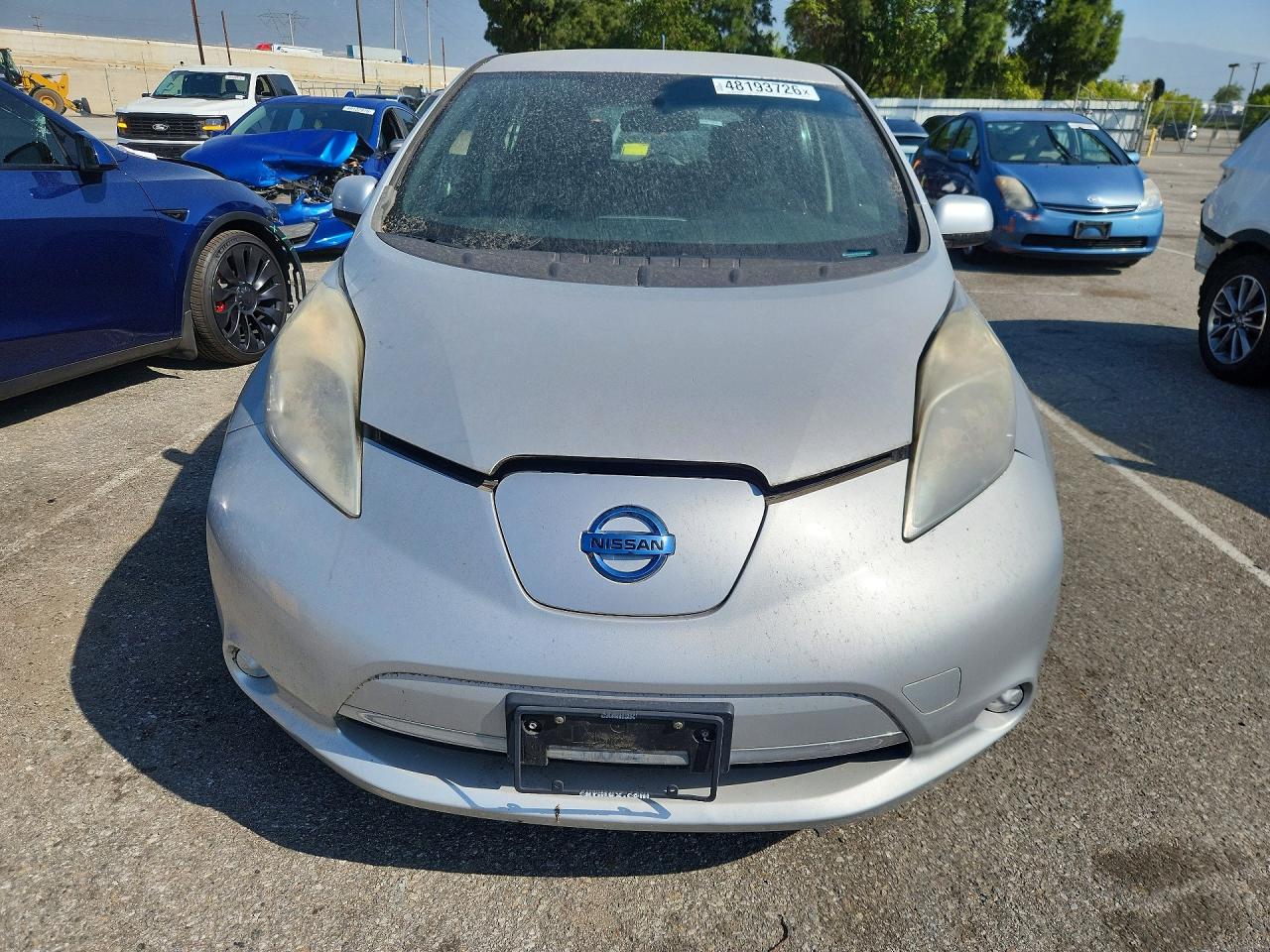2013 Nissan Leaf Silver vin: 1N4AZ0CP0DC401089
