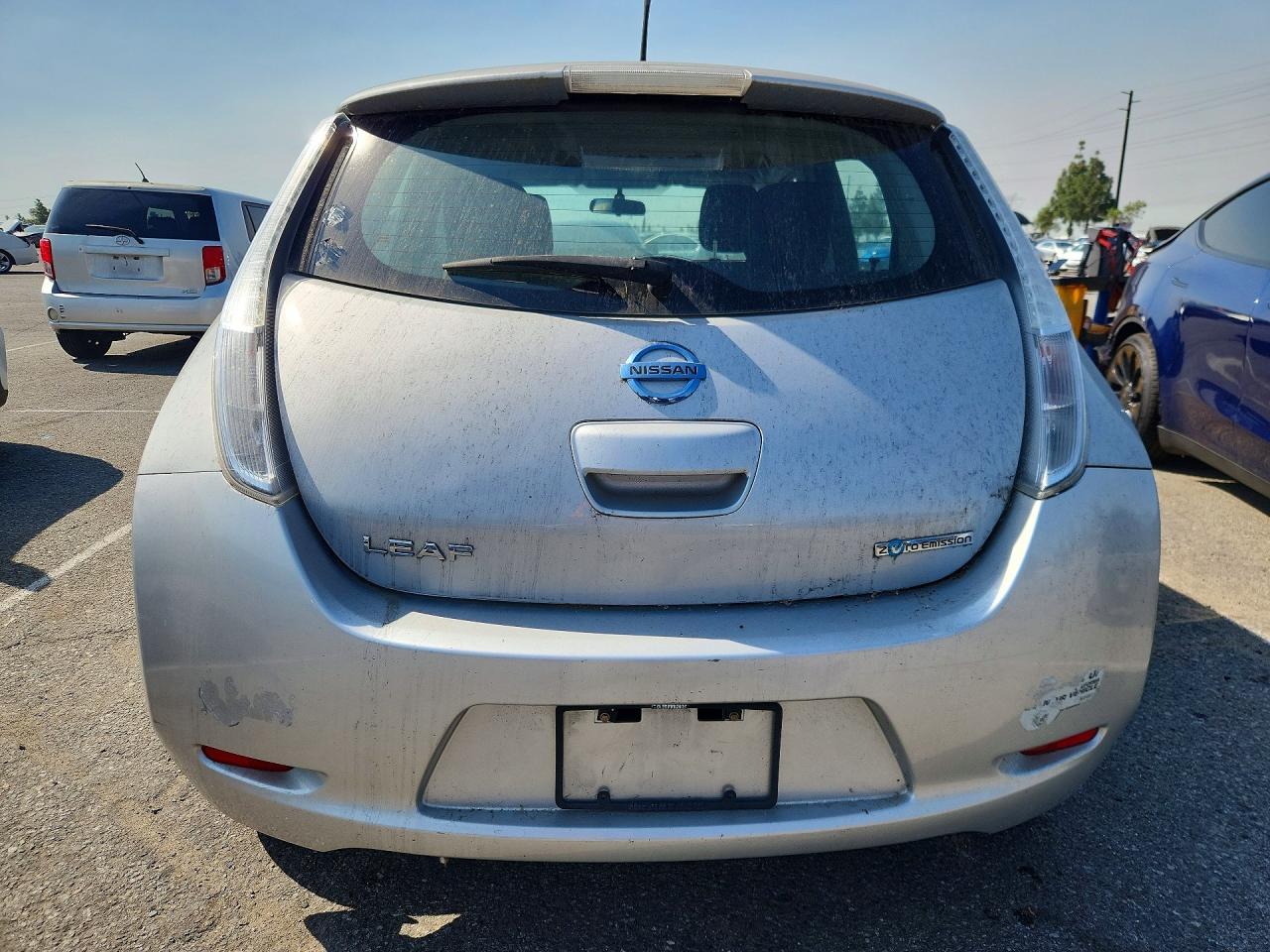 2013 Nissan Leaf Silver vin: 1N4AZ0CP0DC401089