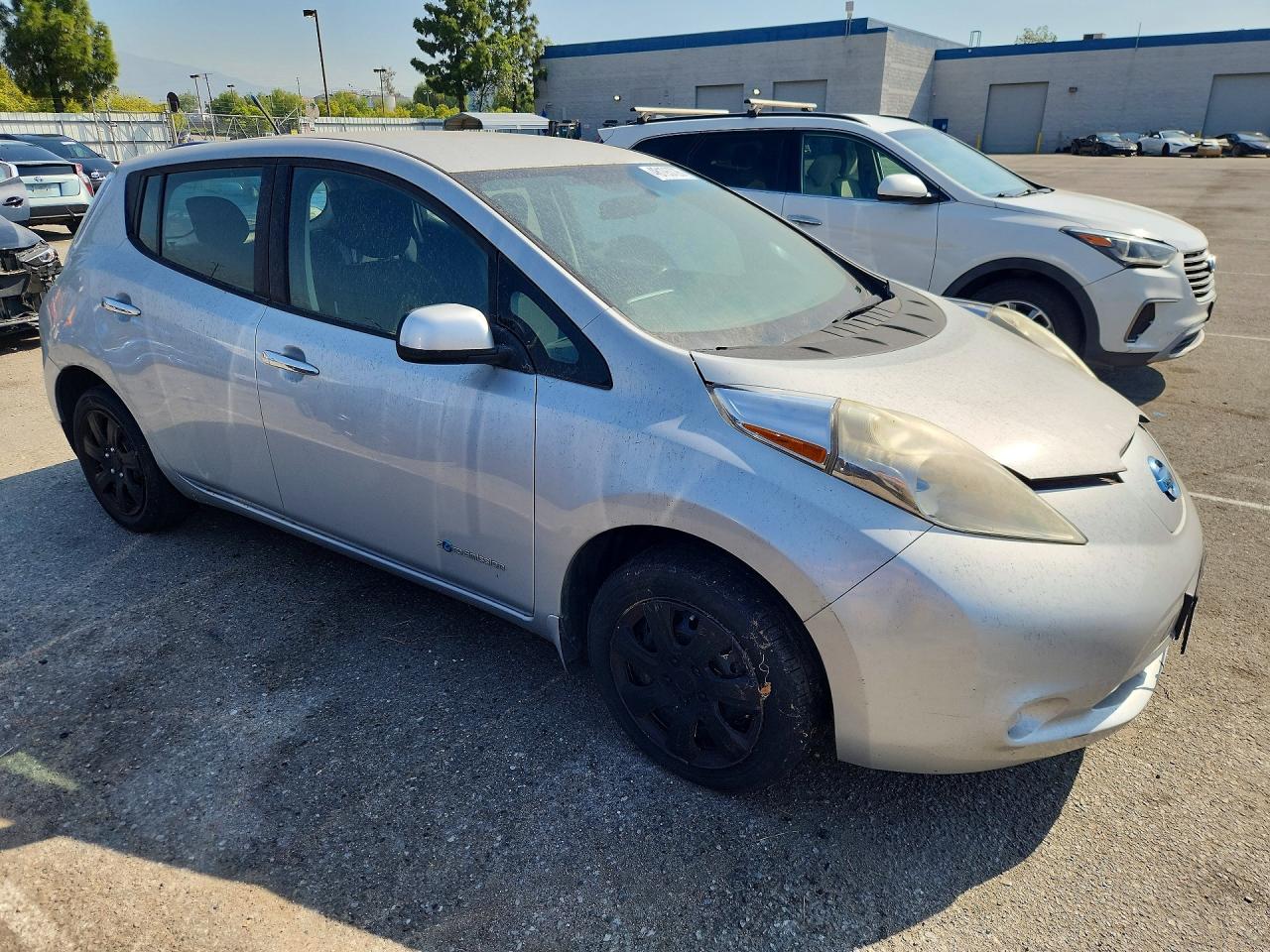 2013 Nissan Leaf Silver vin: 1N4AZ0CP0DC401089