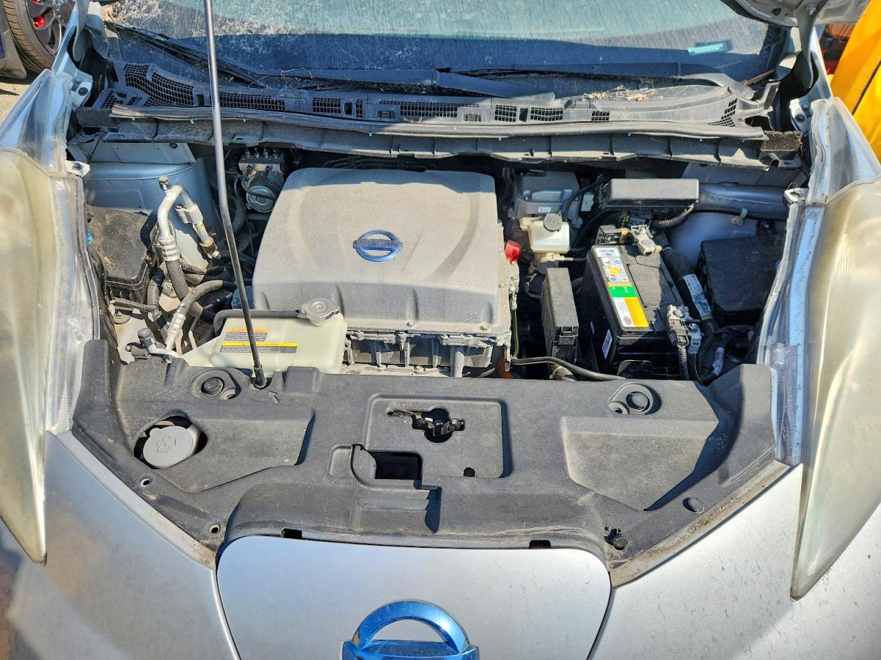 2013 Nissan Leaf Silver vin: 1N4AZ0CP0DC401089