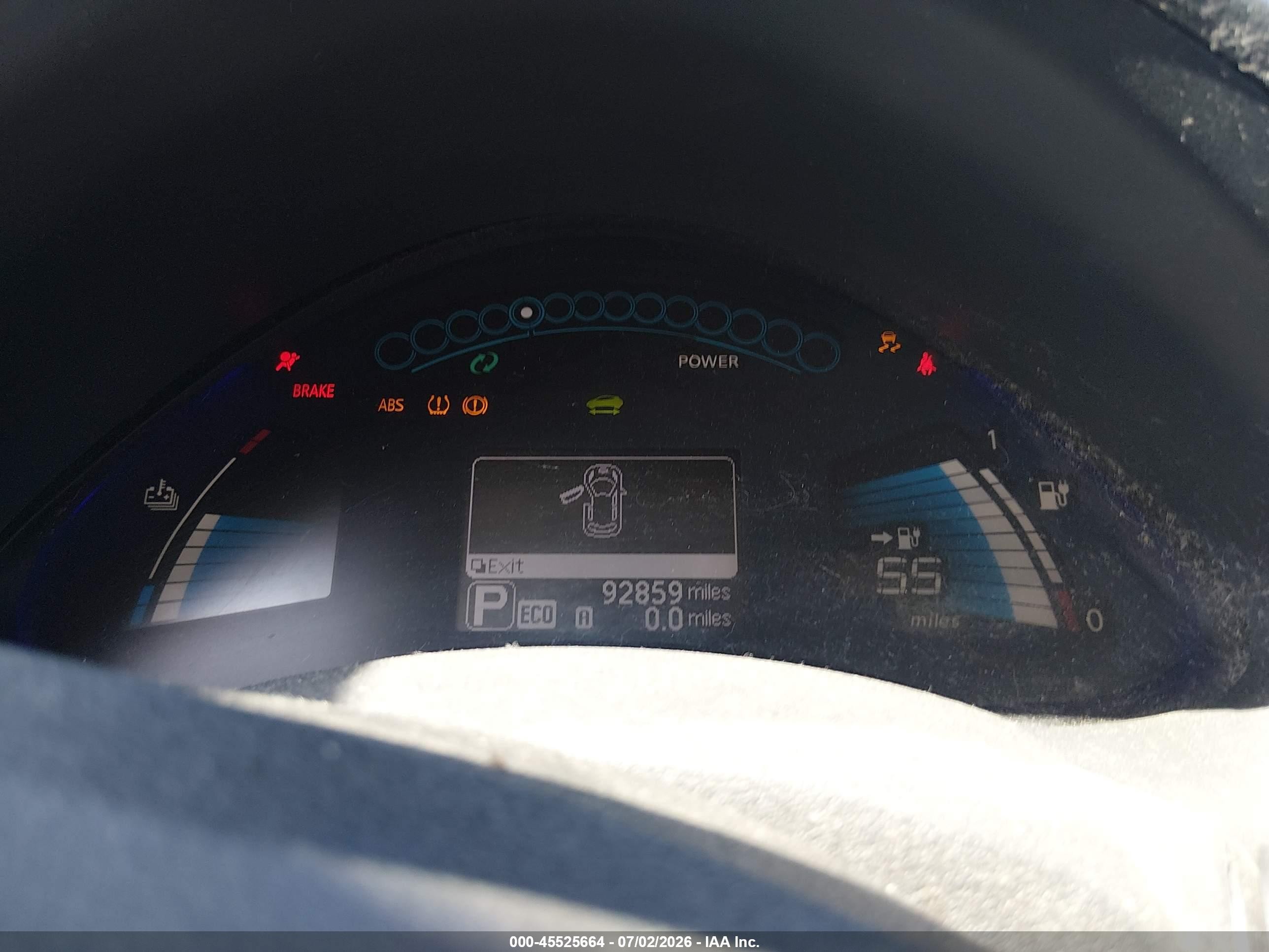 2013 Nissan Leaf Sv Red vin: 1N4AZ0CP0DC407975