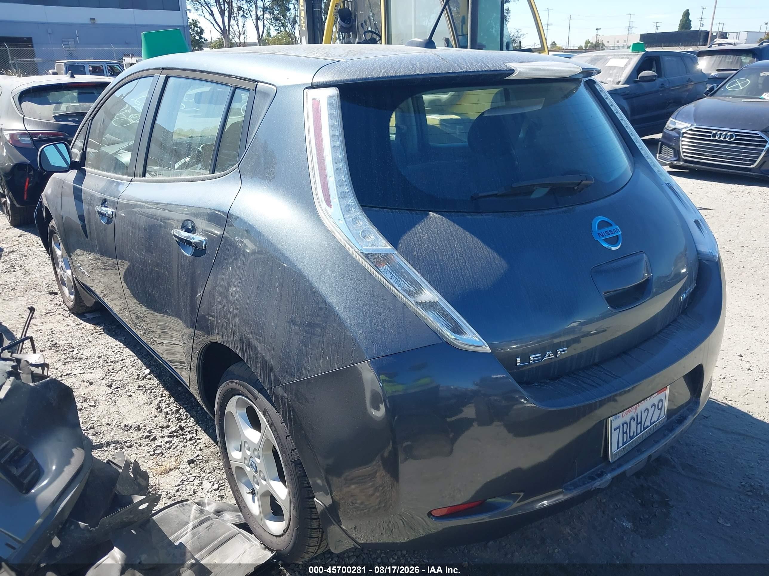 2013 Nissan Leaf Sv Серый vin: 1N4AZ0CP0DC410522