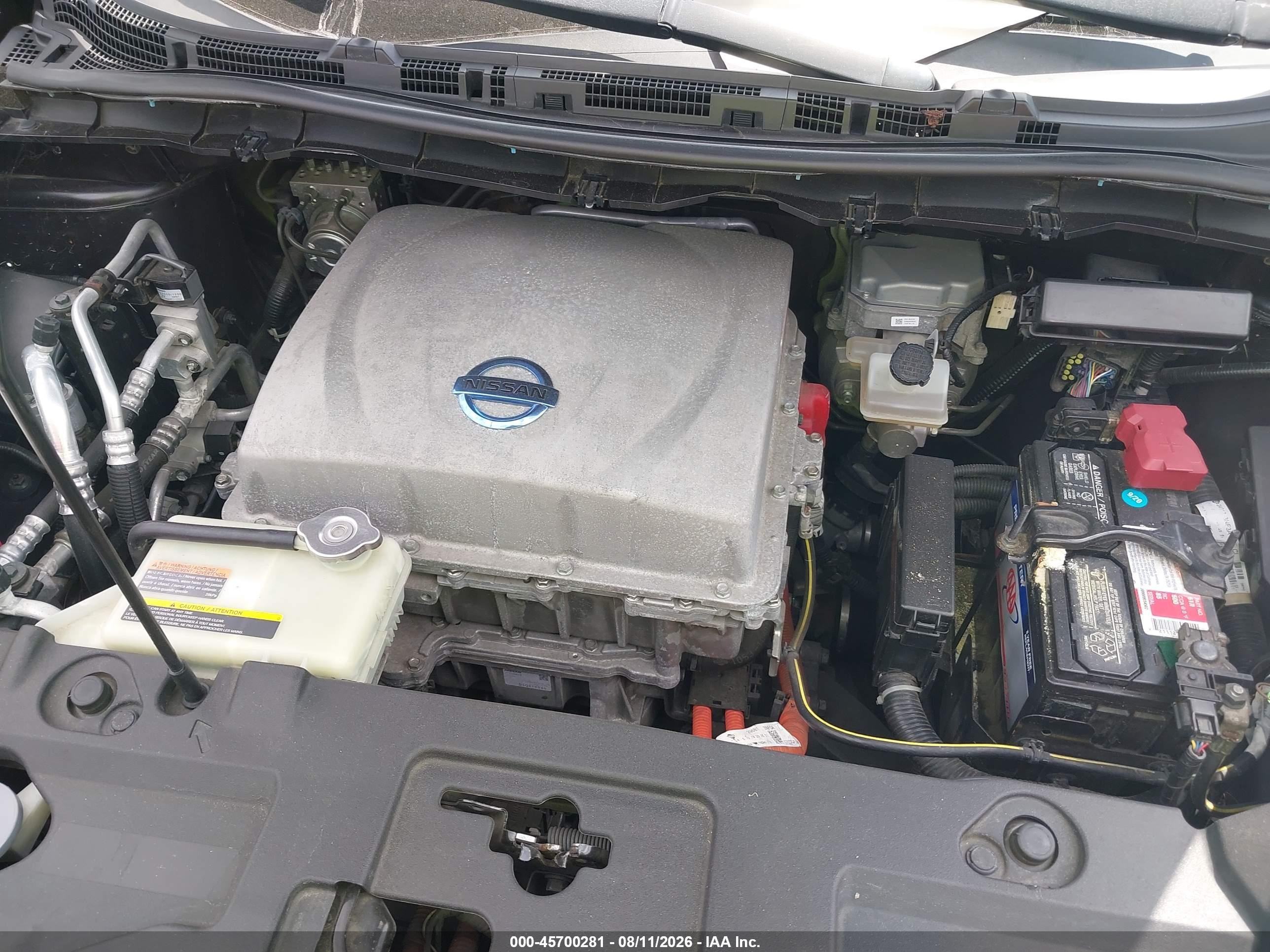 2013 Nissan Leaf Sv Серый vin: 1N4AZ0CP0DC410522
