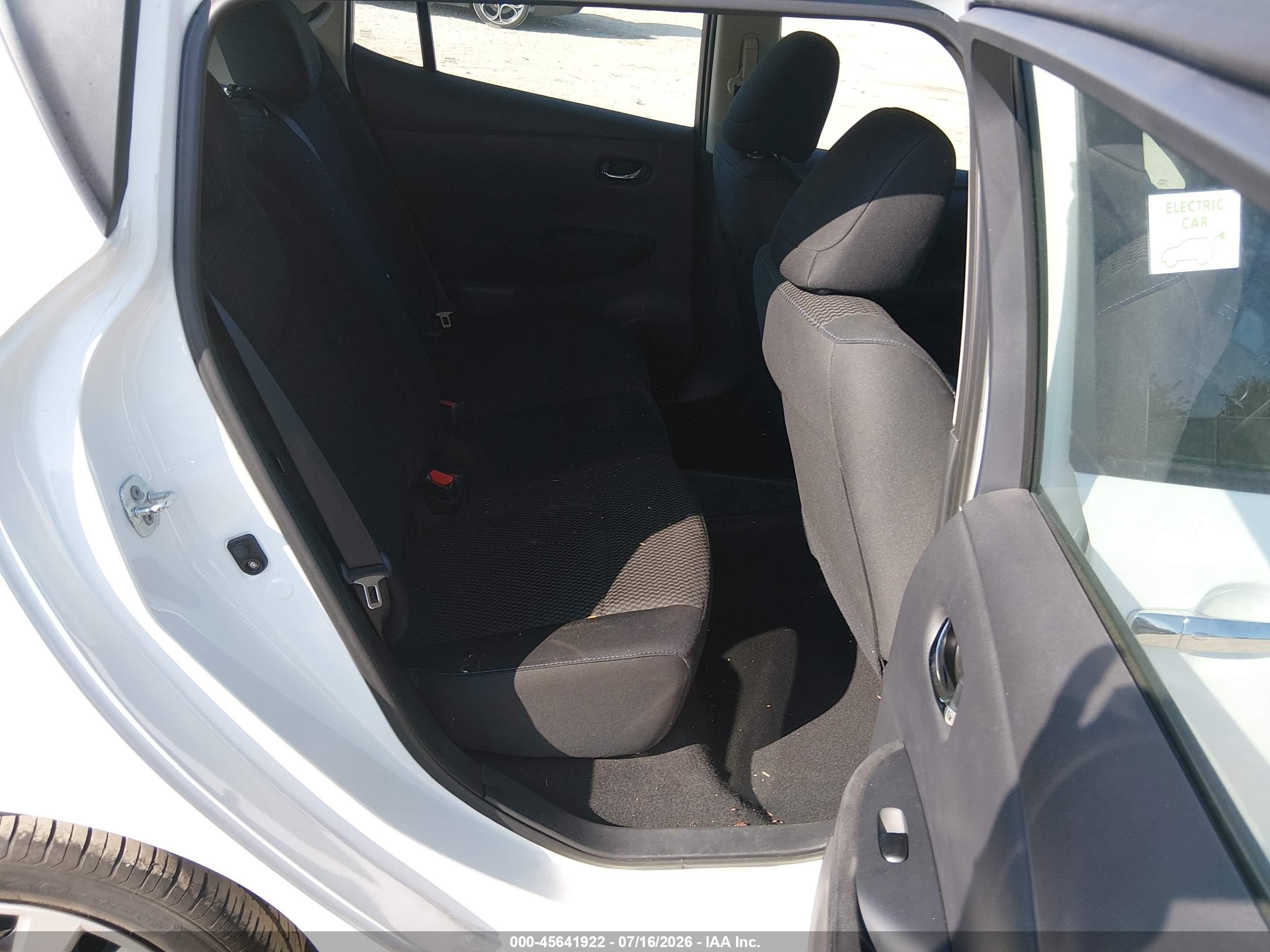 2013 Nissan Leaf S White vin: 1N4AZ0CP0DC414053