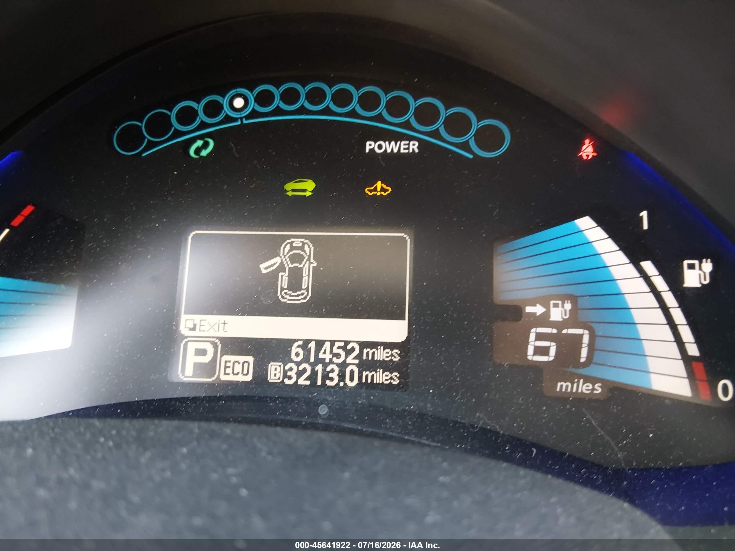 2013 Nissan Leaf S White vin: 1N4AZ0CP0DC414053