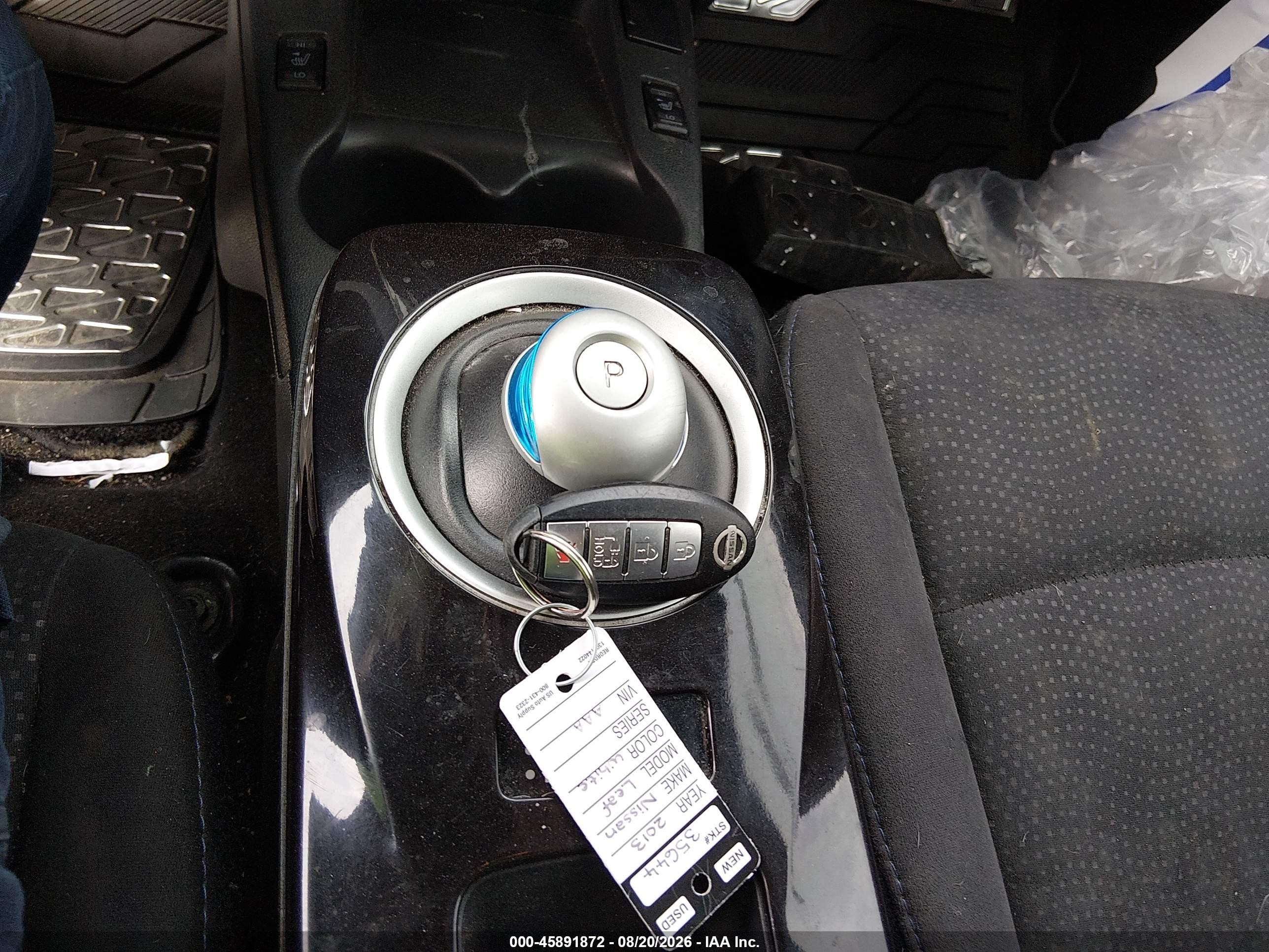 2013 Nissan Leaf Sv White vin: 1N4AZ0CP0DC420158