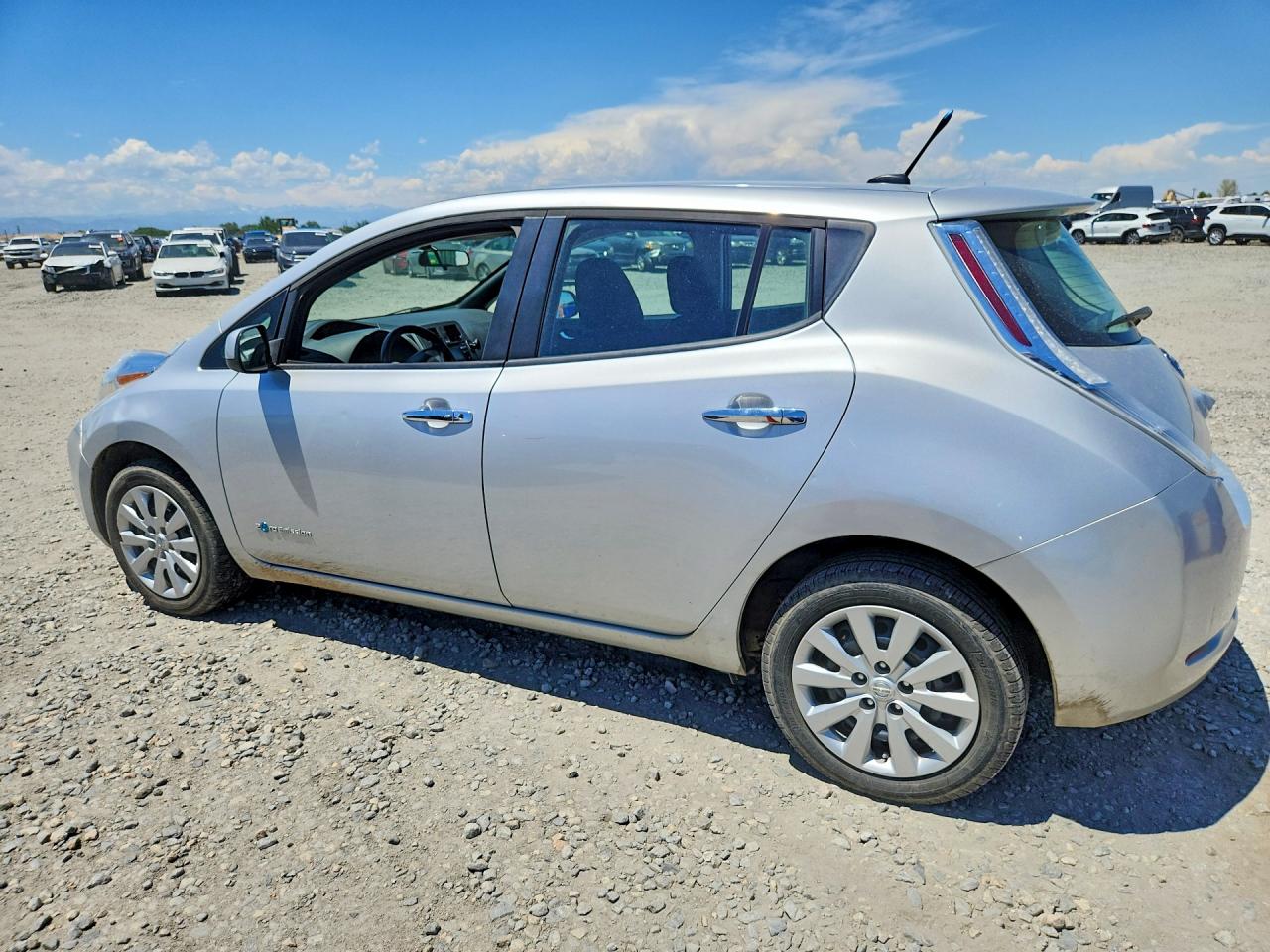 2013 Nissan Leaf S Silver vin: 1N4AZ0CP0DC423514