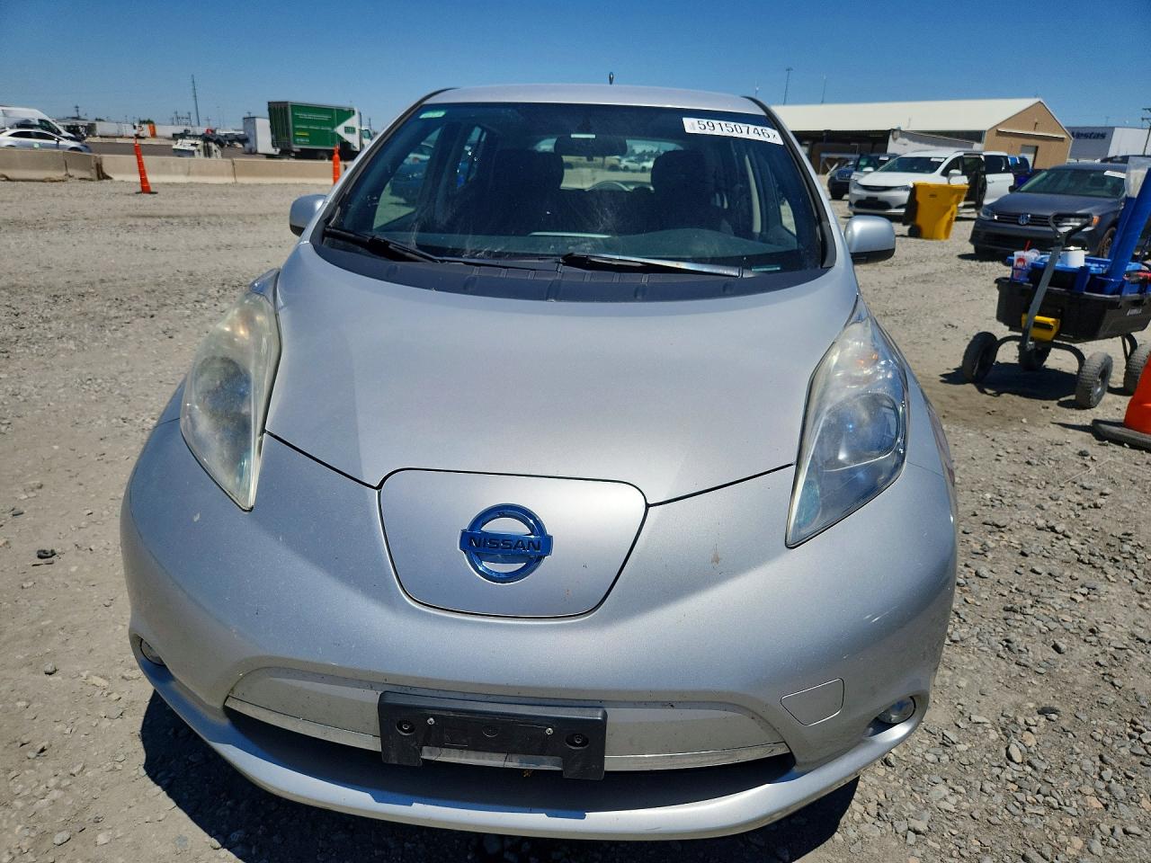 2013 Nissan Leaf S Silver vin: 1N4AZ0CP0DC423514