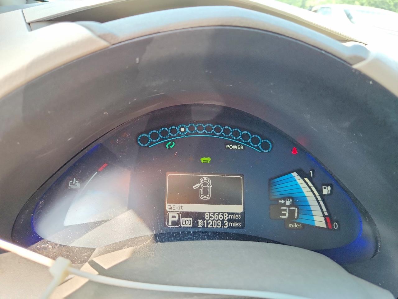 2013 Nissan Leaf S Белый vin: 1N4AZ0CP0DC425411