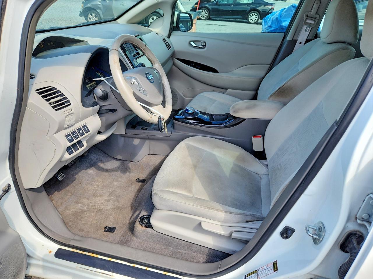 2013 Nissan Leaf S Белый vin: 1N4AZ0CP0DC425411