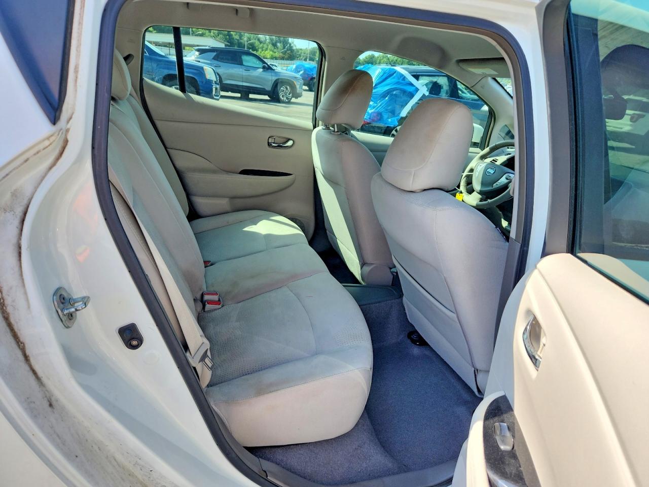 2013 Nissan Leaf S Белый vin: 1N4AZ0CP0DC425411