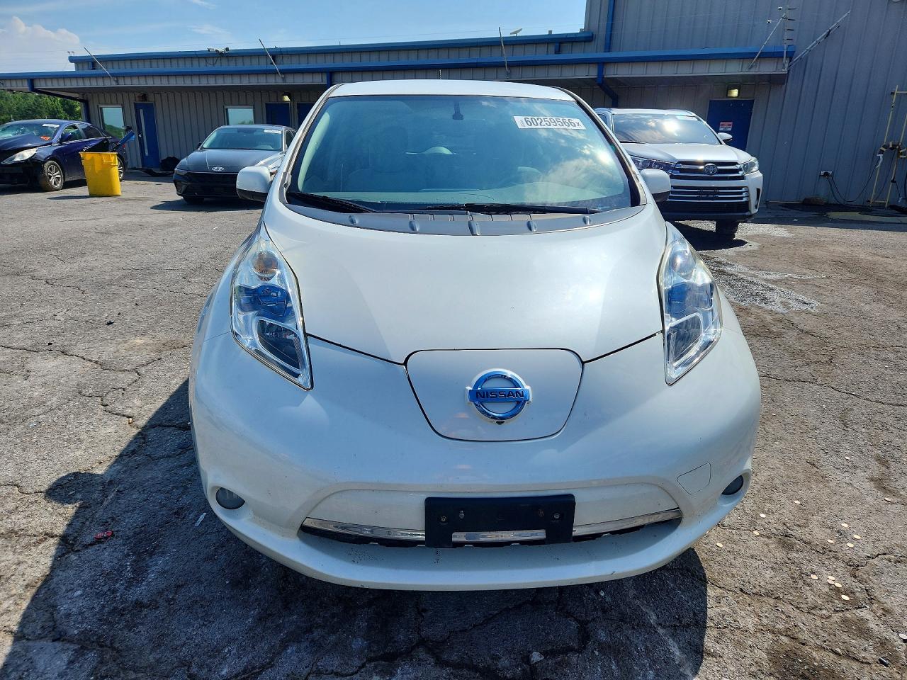 2013 Nissan Leaf S Белый vin: 1N4AZ0CP0DC425411