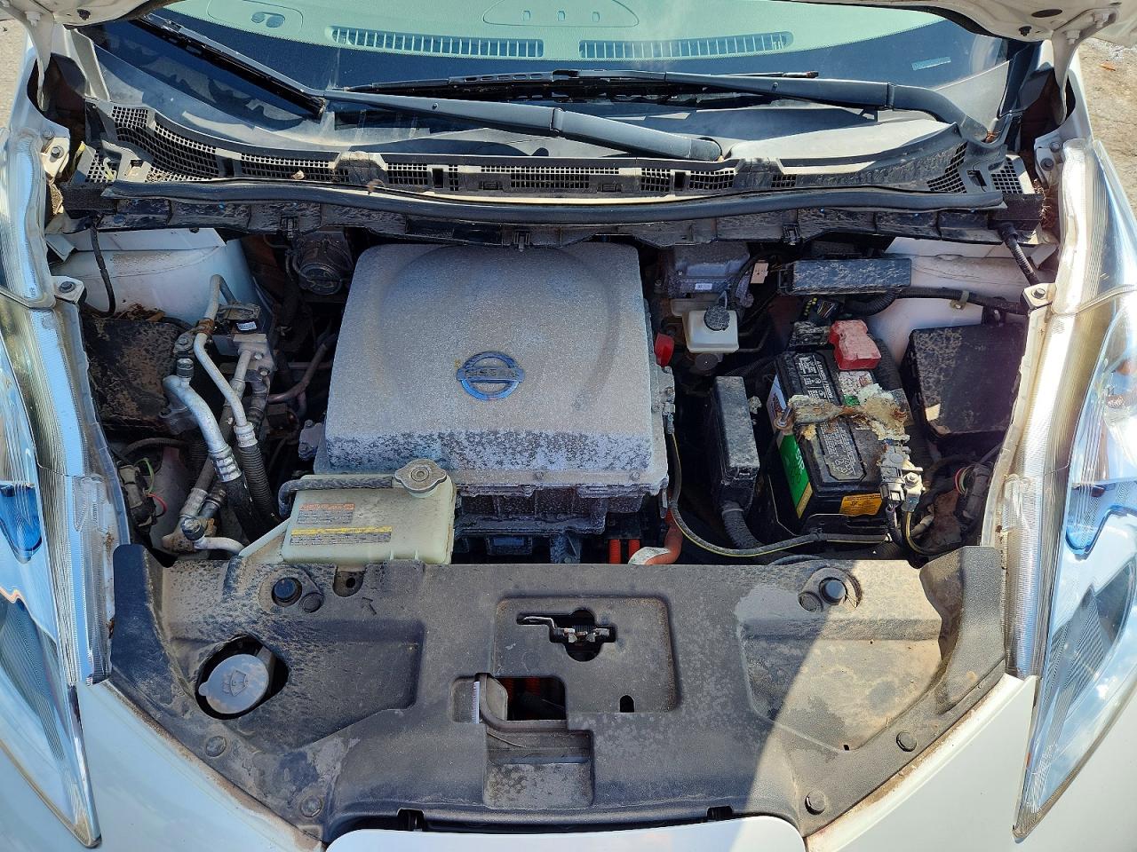 2013 Nissan Leaf S Белый vin: 1N4AZ0CP0DC425411