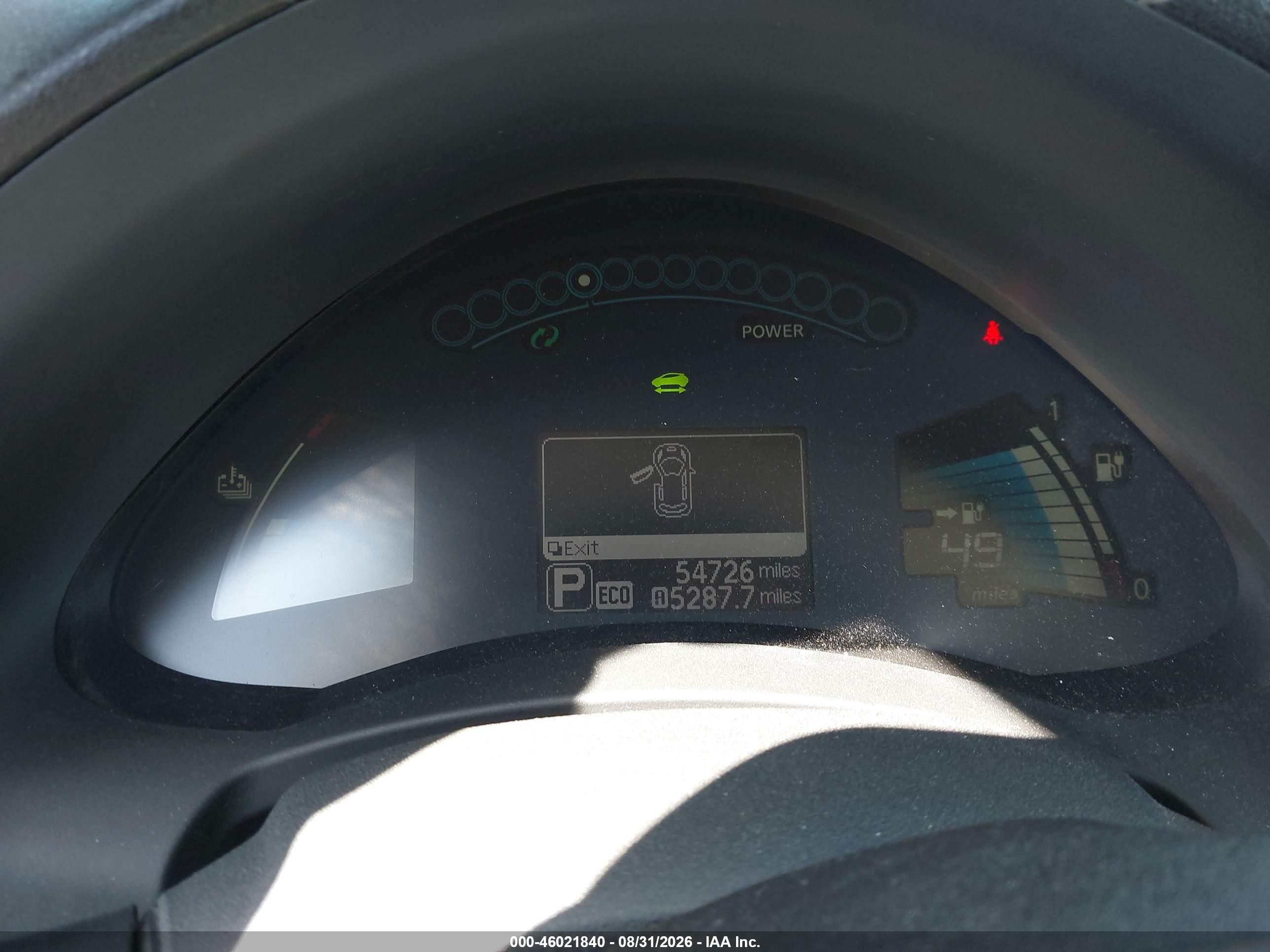 2014 Nissan Leaf Sl Черный vin: 1N4AZ0CP0EC334429