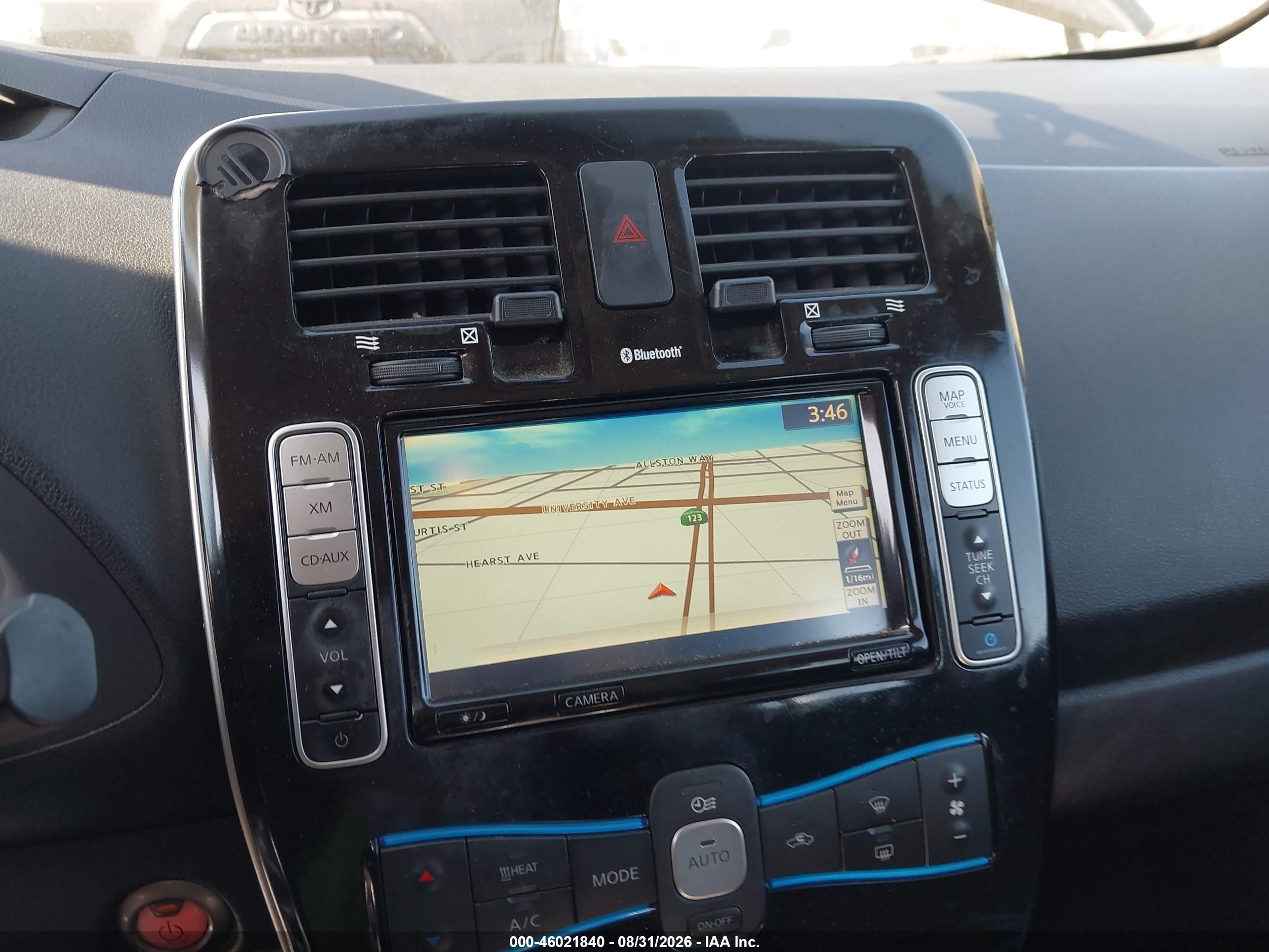 2014 Nissan Leaf Sl Черный vin: 1N4AZ0CP0EC334429
