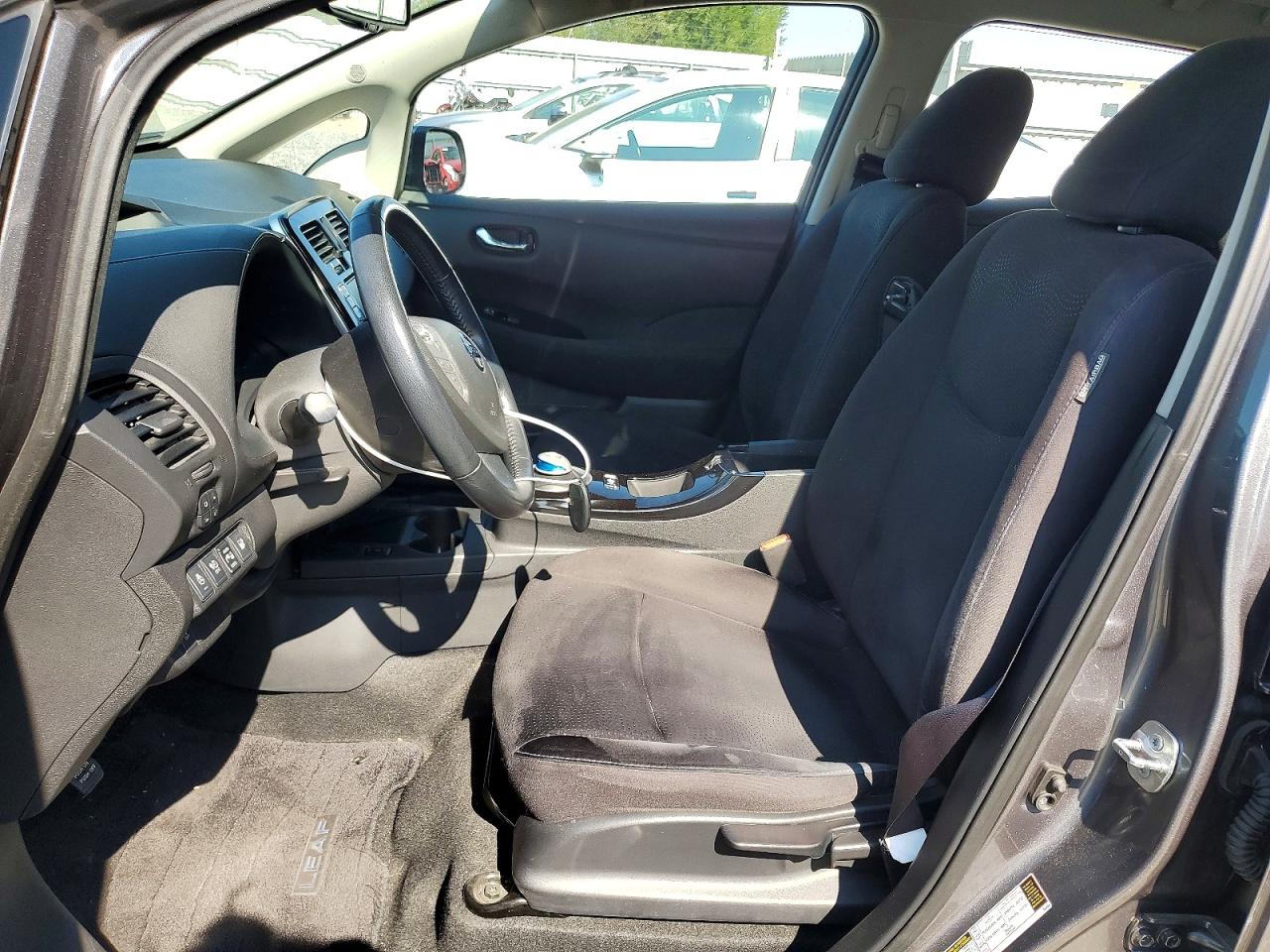 2015 Nissan Leaf Sv Gray vin: 1N4AZ0CP0FC305921
