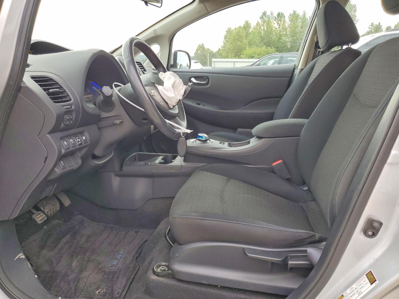 2015 Nissan Leaf S Silver vin: 1N4AZ0CP0FC307118