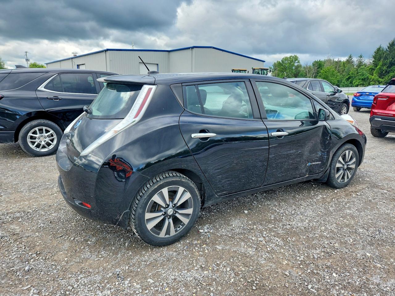 2015 Nissan Leaf Sv Black vin: 1N4AZ0CP0FC319821