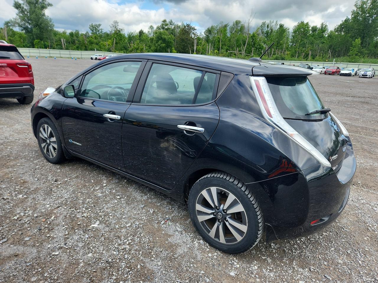 2015 Nissan Leaf Sv Black vin: 1N4AZ0CP0FC319821