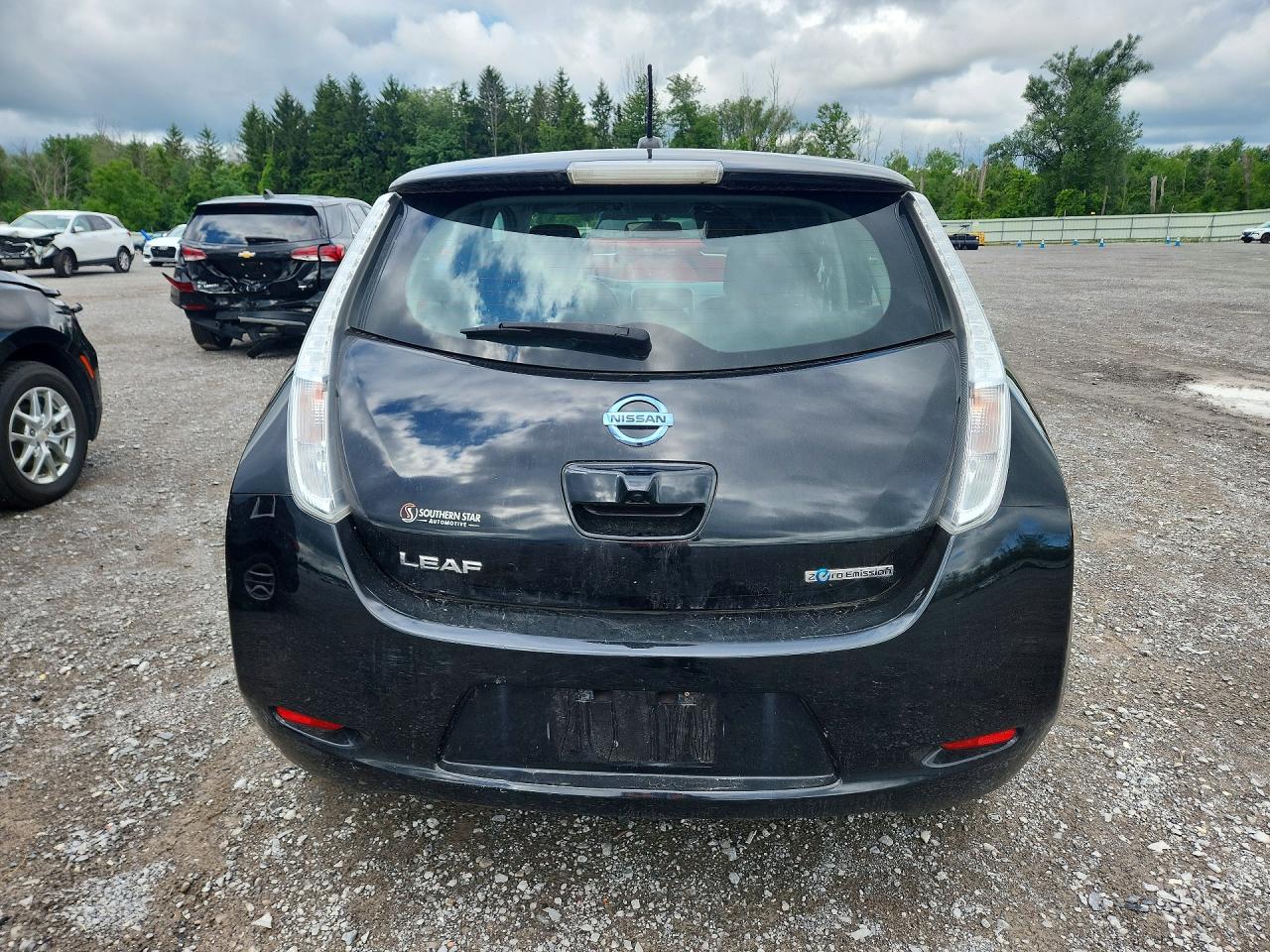 2015 Nissan Leaf Sv Black vin: 1N4AZ0CP0FC319821