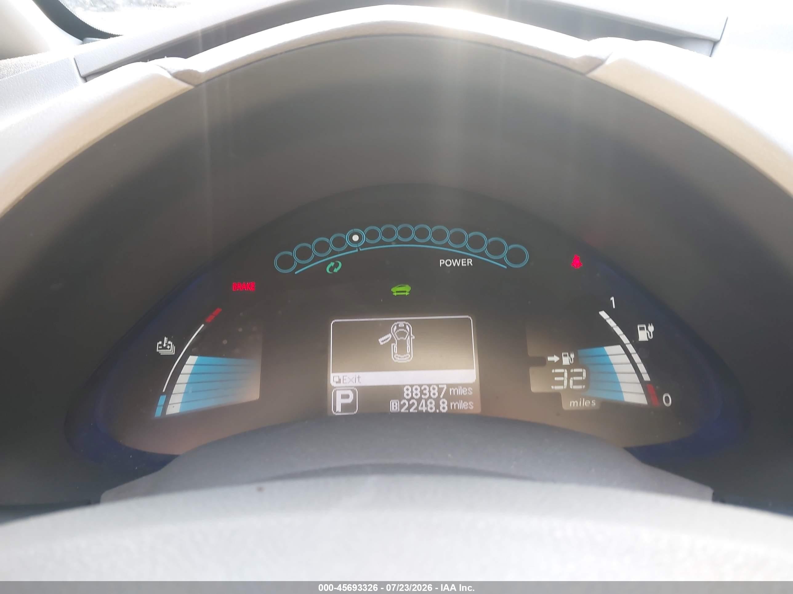2015 Nissan Leaf Sv White vin: 1N4AZ0CP0FC323707