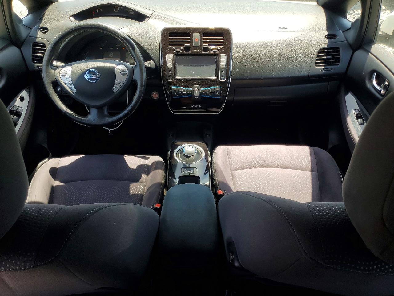 2013 Nissan Leaf S White vin: 1N4AZ0CP1DC404714