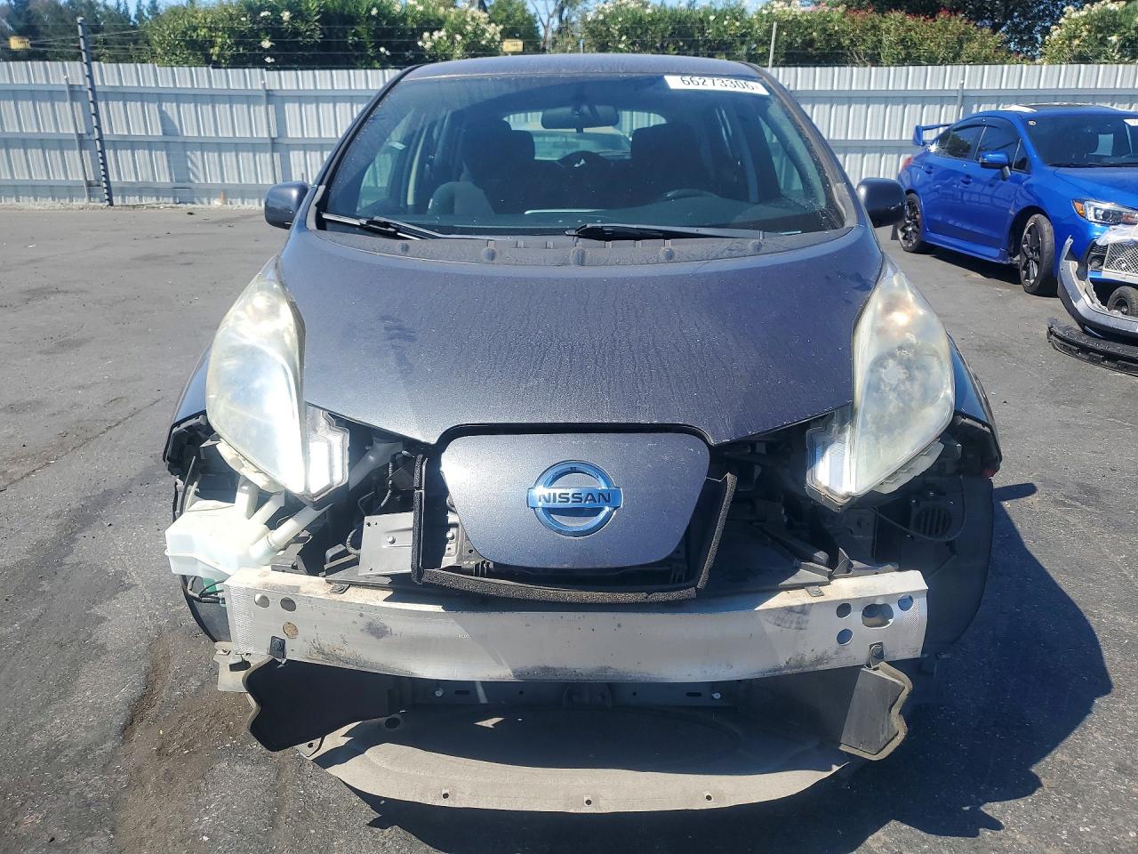 2013 Nissan Leaf S Угольный vin: 1N4AZ0CP1DC417382