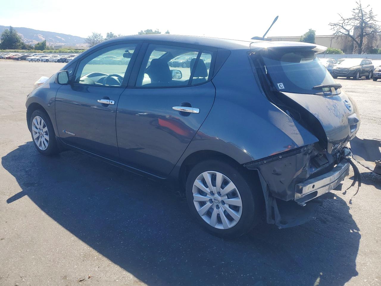2013 Nissan Leaf S Угольный vin: 1N4AZ0CP1DC417382