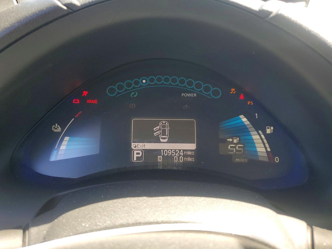 2013 Nissan Leaf S Угольный vin: 1N4AZ0CP1DC417382