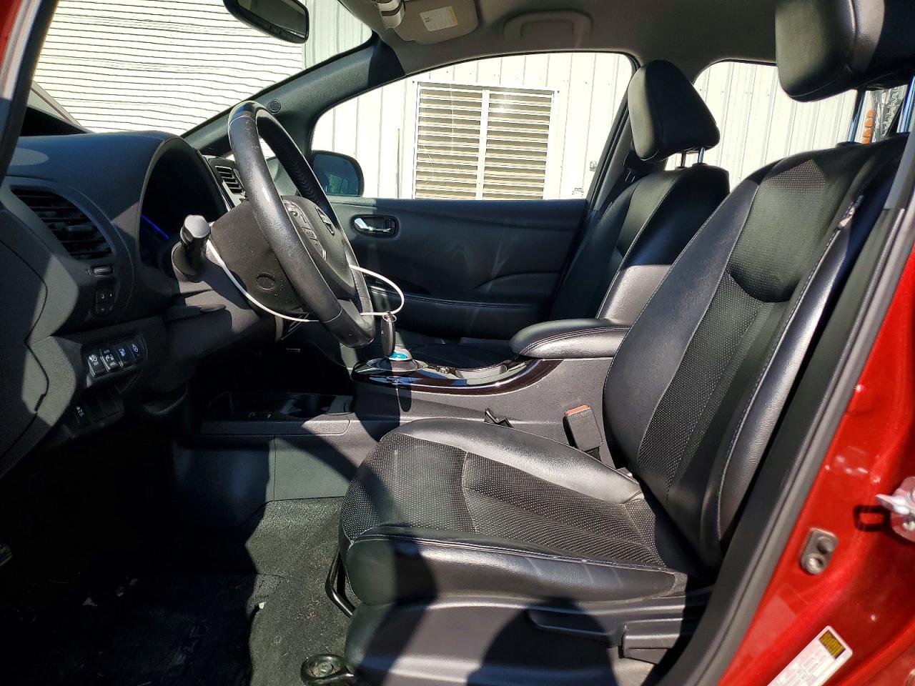 2013 Nissan Leaf S Красный vin: 1N4AZ0CP1DC423439