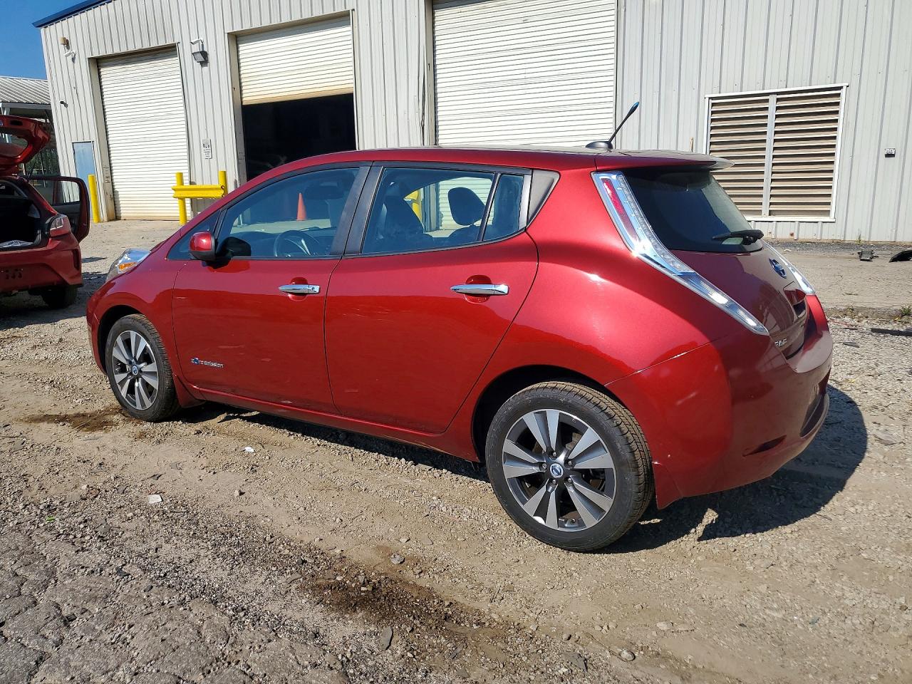 2013 Nissan Leaf S Красный vin: 1N4AZ0CP1DC423439