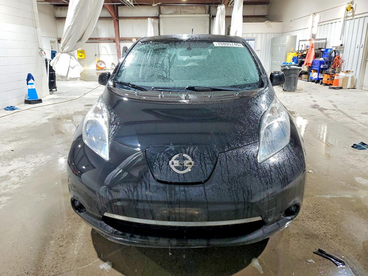 2013 Nissan Leaf S Black vin: 1N4AZ0CP1DC426096