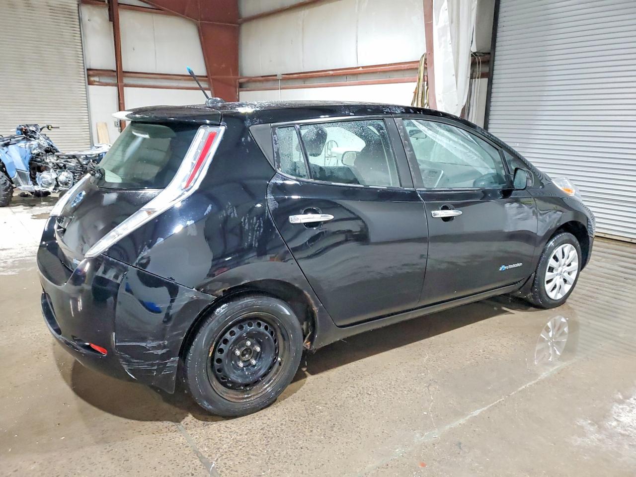 2013 Nissan Leaf S Black vin: 1N4AZ0CP1DC426096