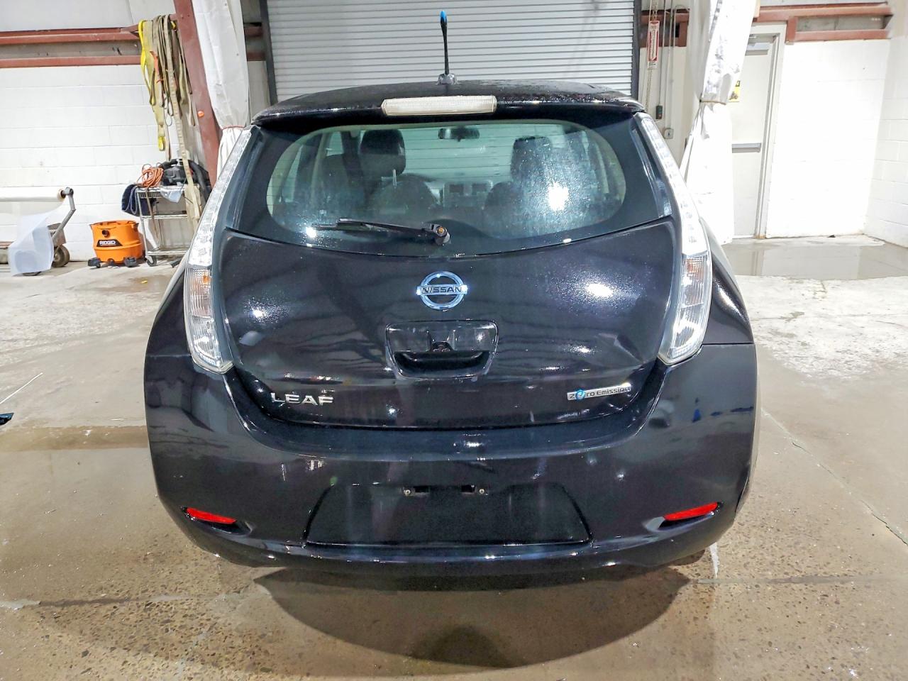 2013 Nissan Leaf S Black vin: 1N4AZ0CP1DC426096
