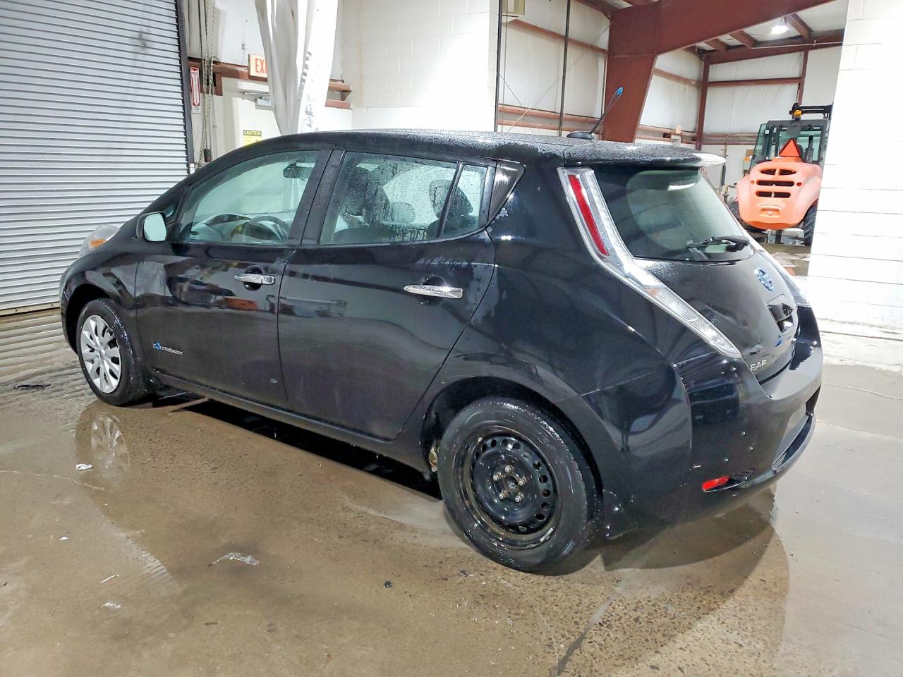 2013 Nissan Leaf S Black vin: 1N4AZ0CP1DC426096