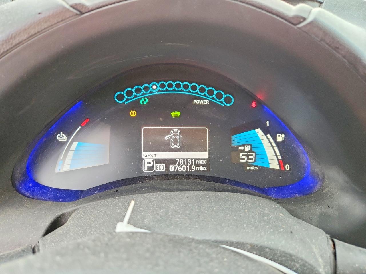 2014 Nissan Leaf S Red vin: 1N4AZ0CP1EC337985
