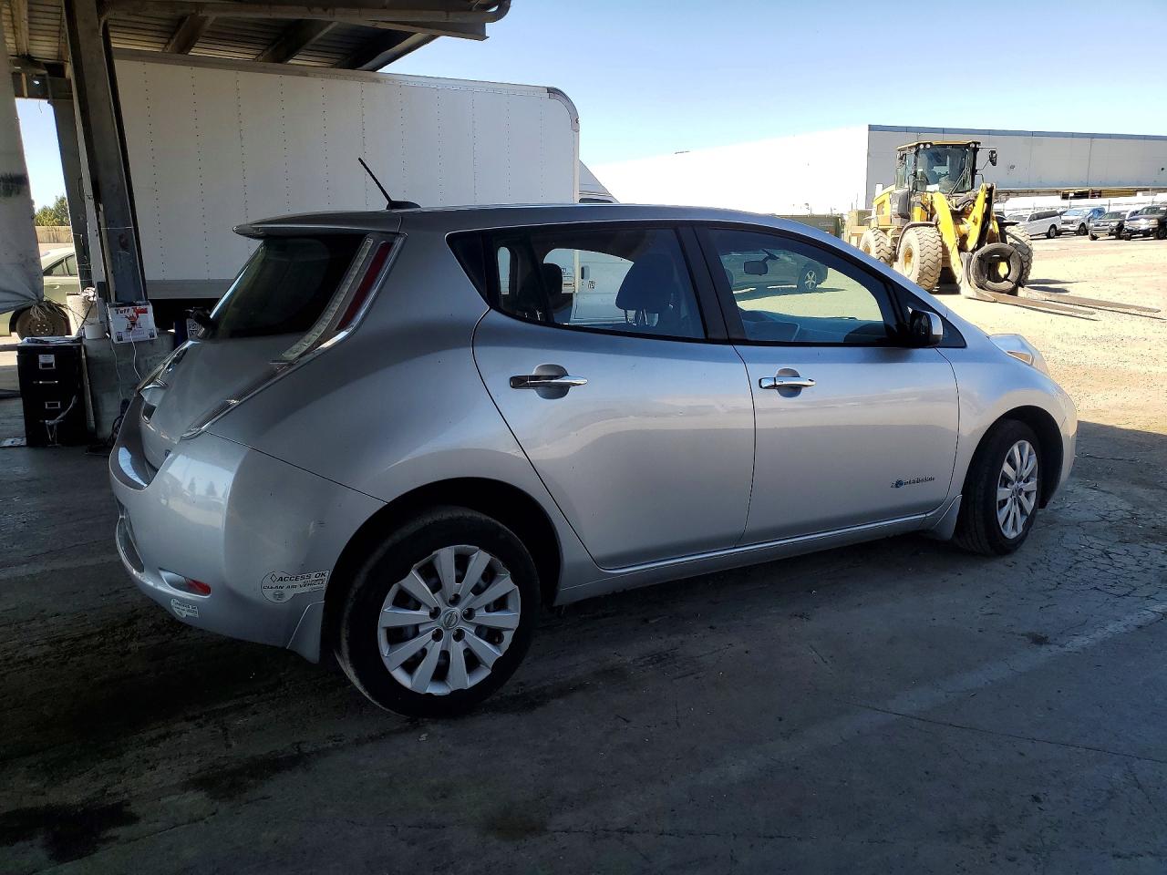 2015 Nissan Leaf S Silver vin: 1N4AZ0CP1FC311601