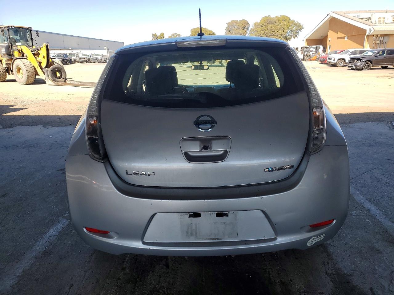 2015 Nissan Leaf S Silver vin: 1N4AZ0CP1FC311601