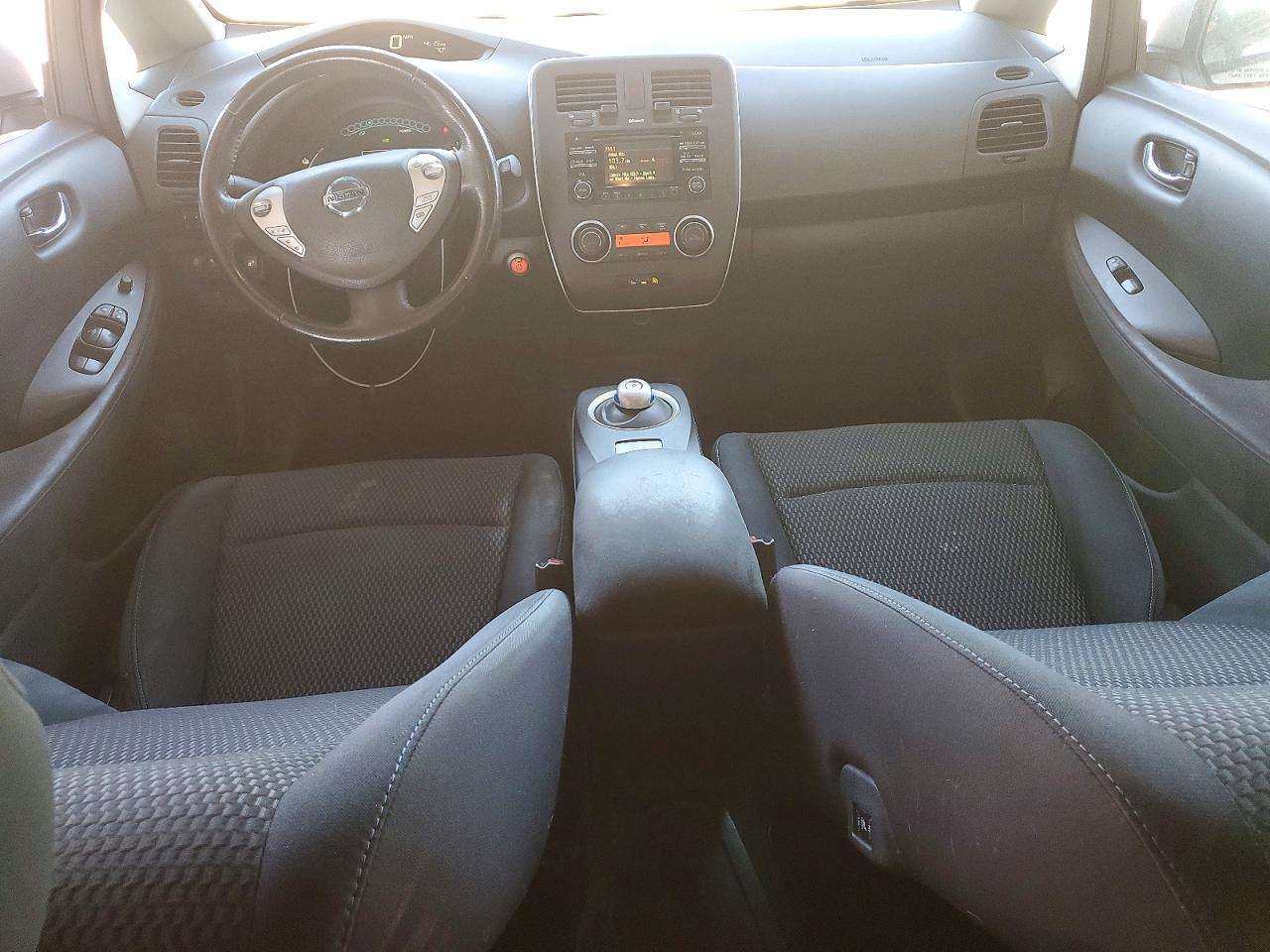 2015 Nissan Leaf S Silver vin: 1N4AZ0CP1FC311601