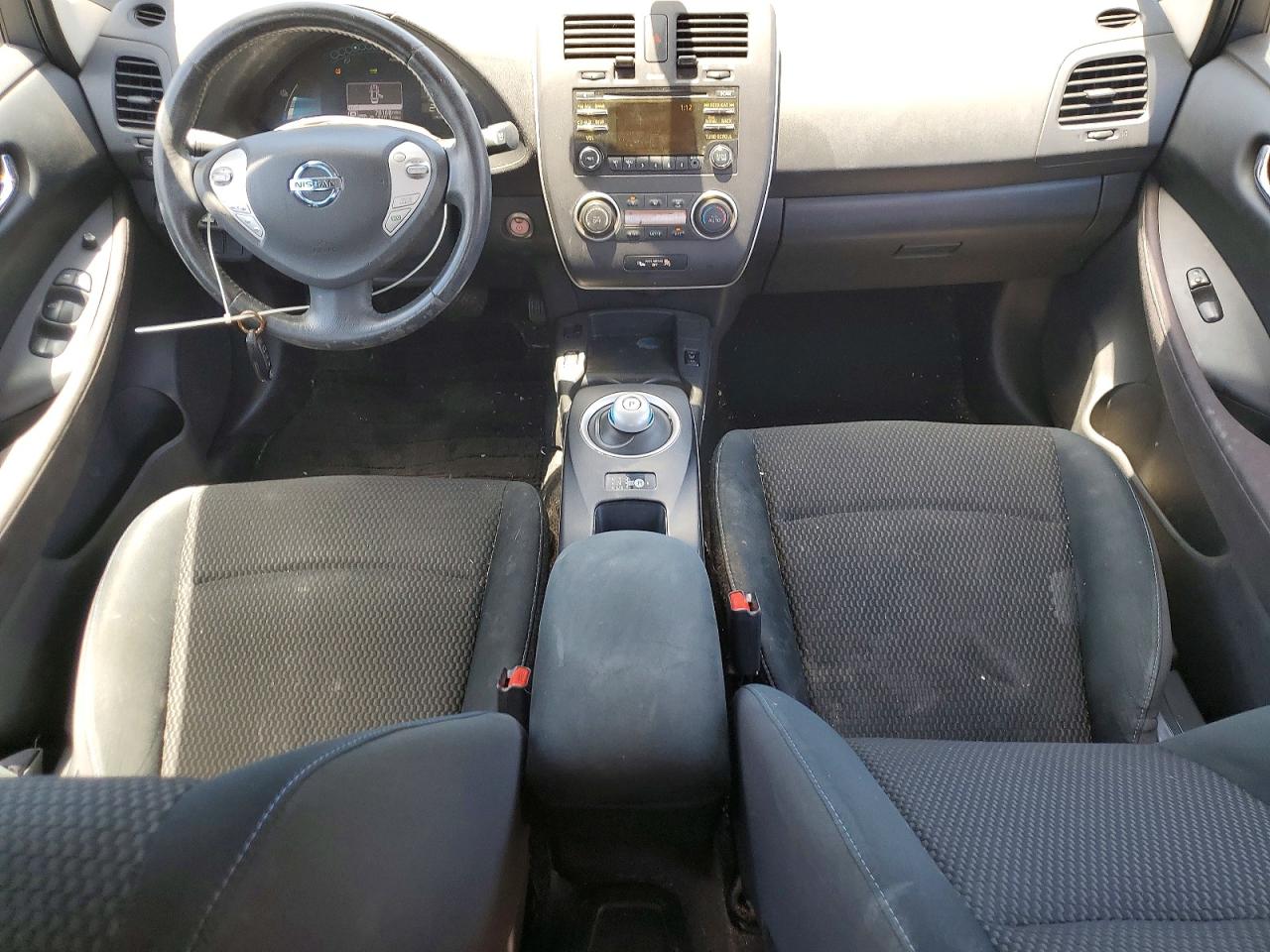 2015 Nissan Leaf S Red vin: 1N4AZ0CP1FC312831