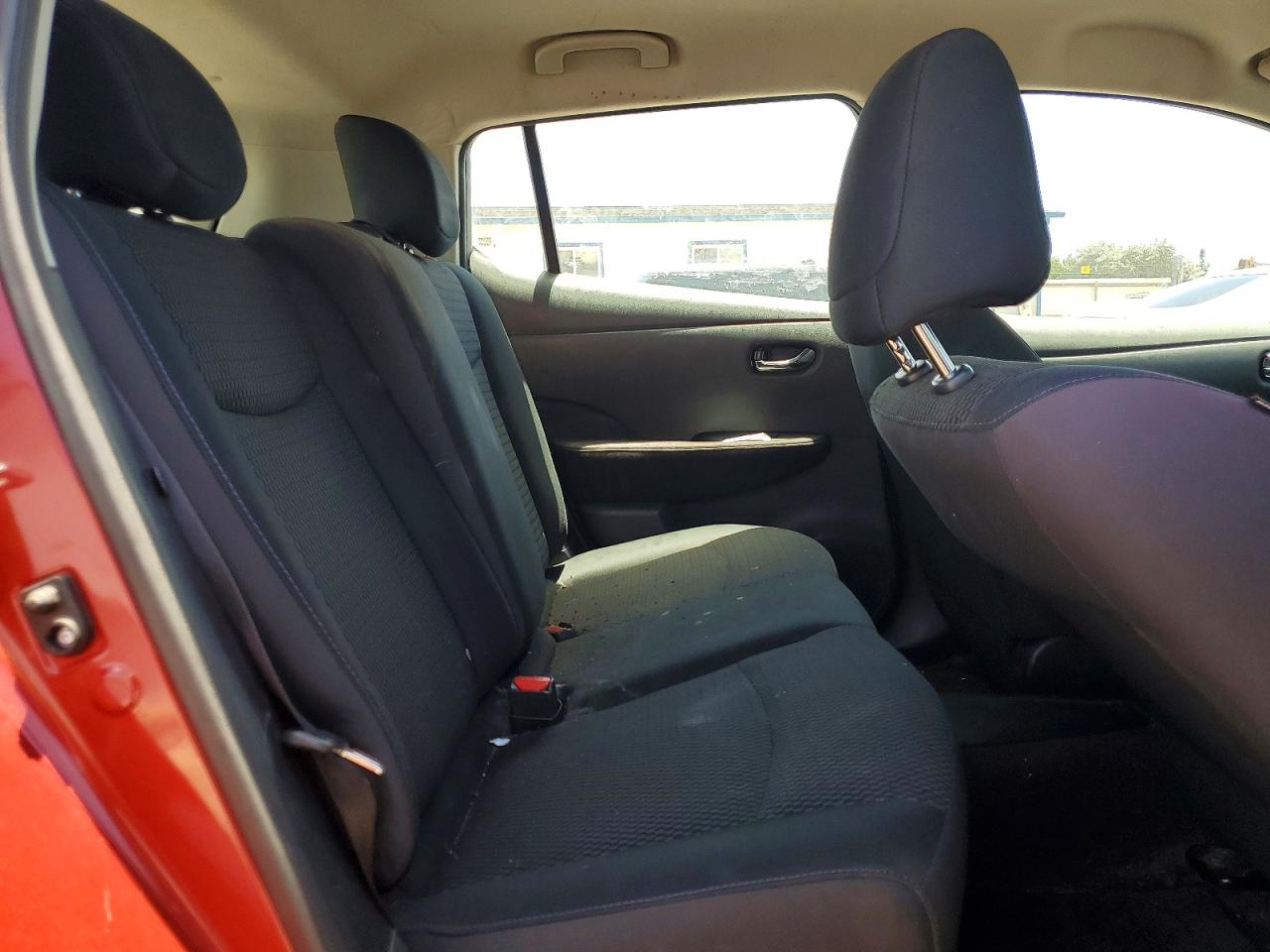 2015 Nissan Leaf S Red vin: 1N4AZ0CP1FC312831