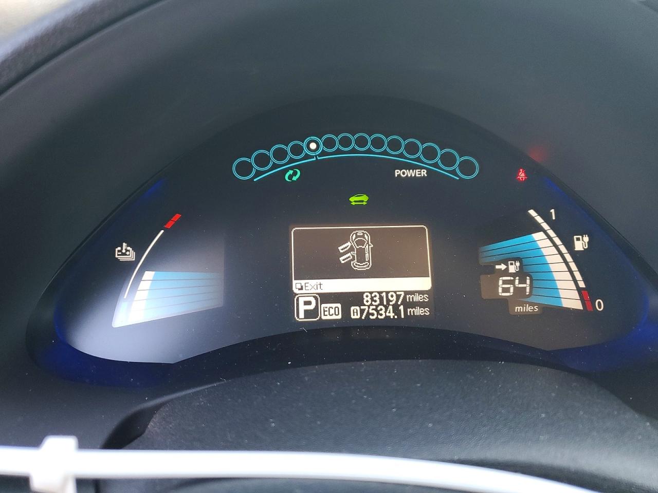 2015 Nissan Leaf Sl Blue vin: 1N4AZ0CP1FC313669