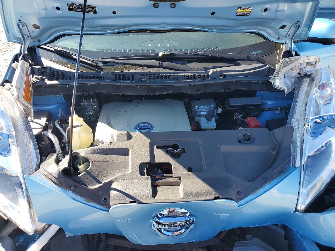 2015 Nissan Leaf Sl Blue vin: 1N4AZ0CP1FC313669