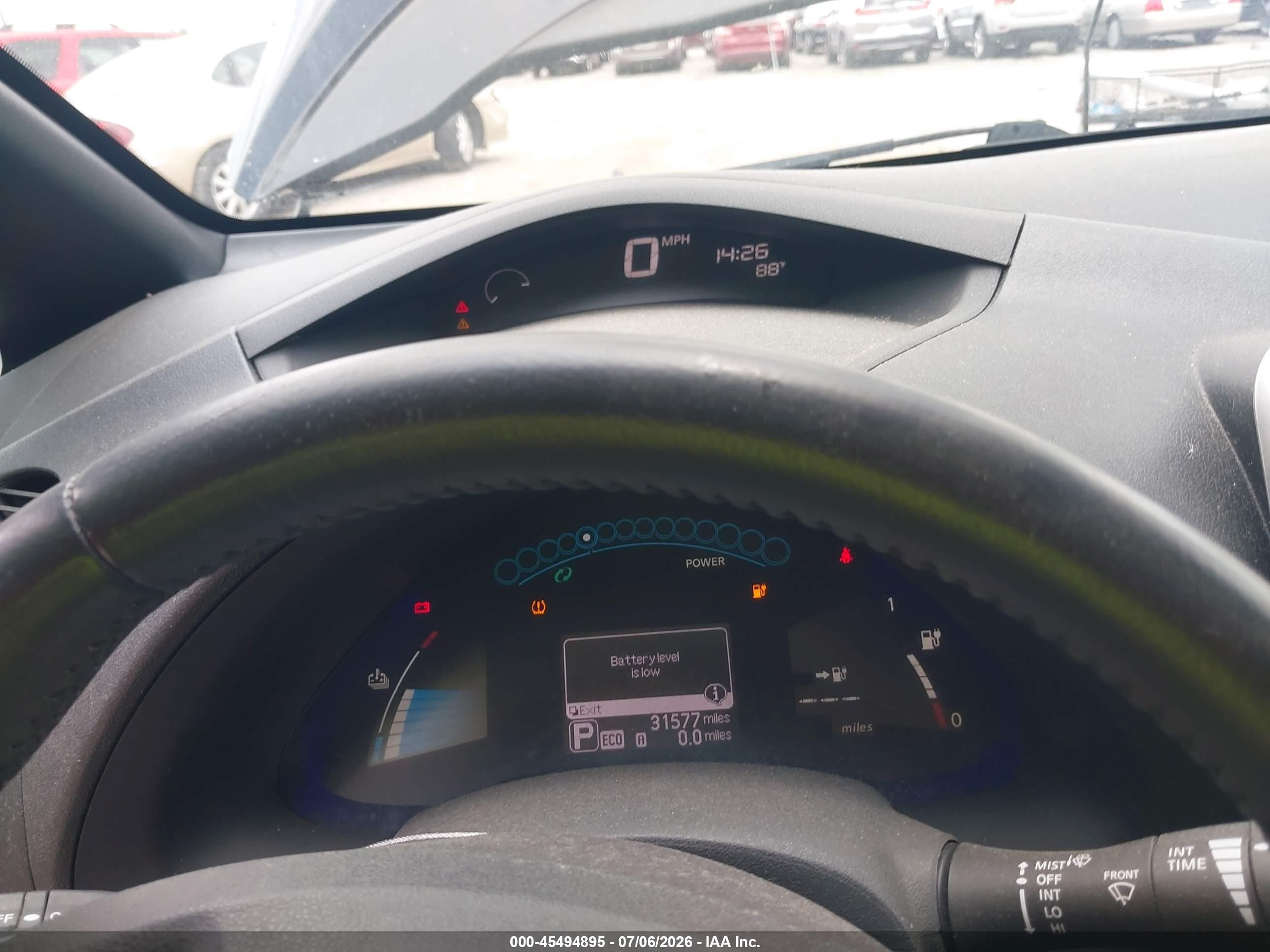 2013 Nissan Leaf Sl Black vin: 1N4AZ0CP2DC405449