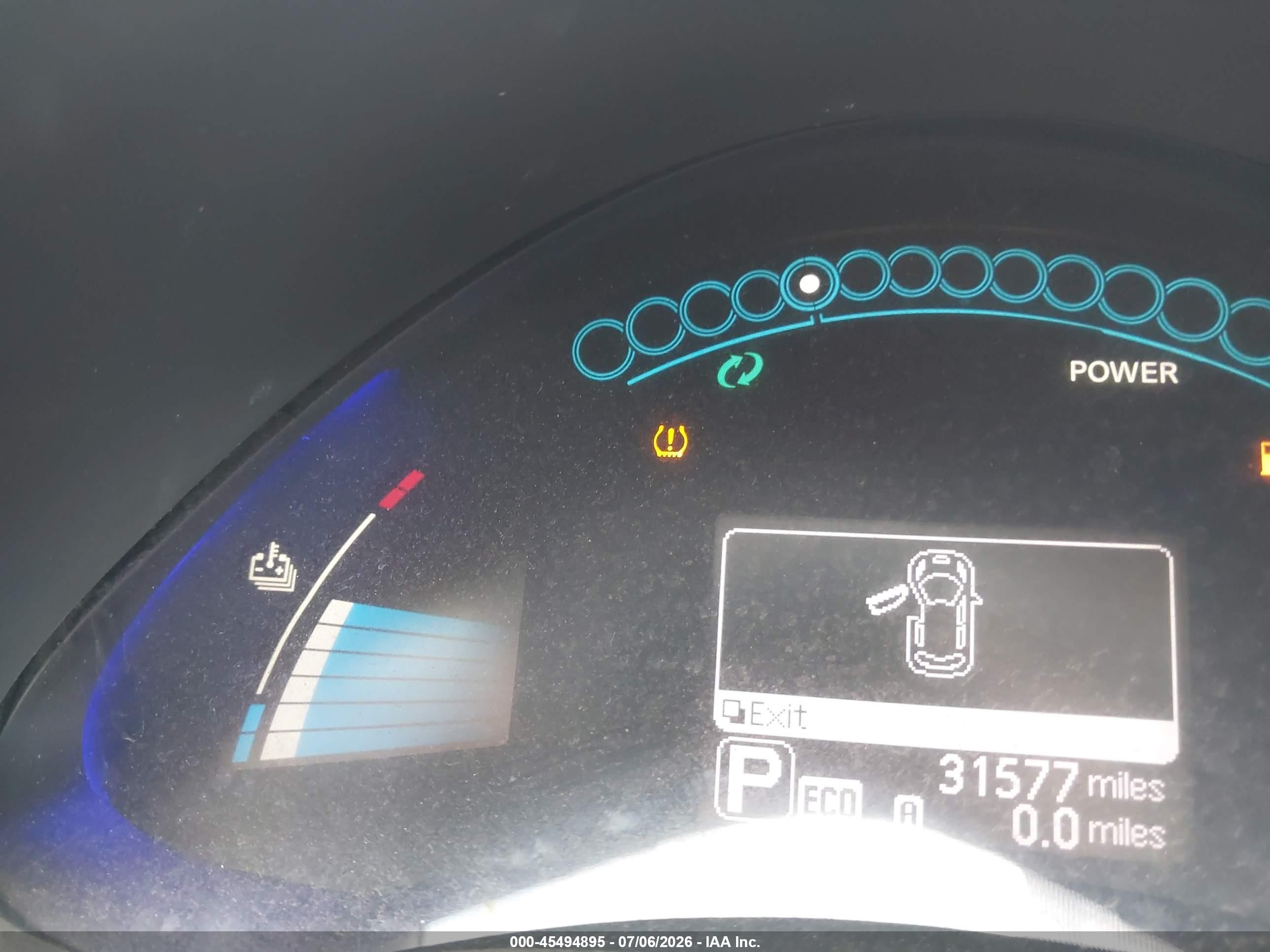 2013 Nissan Leaf Sl Black vin: 1N4AZ0CP2DC405449