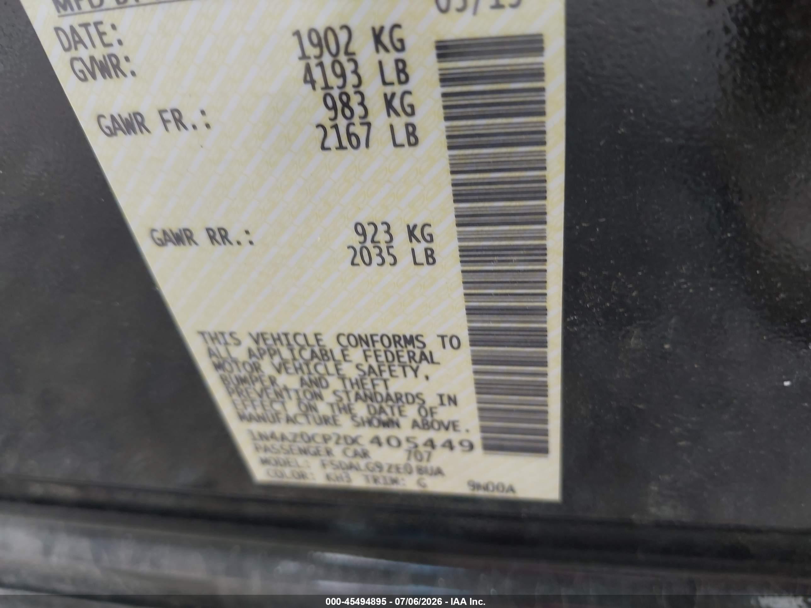 2013 Nissan Leaf Sl Black vin: 1N4AZ0CP2DC405449