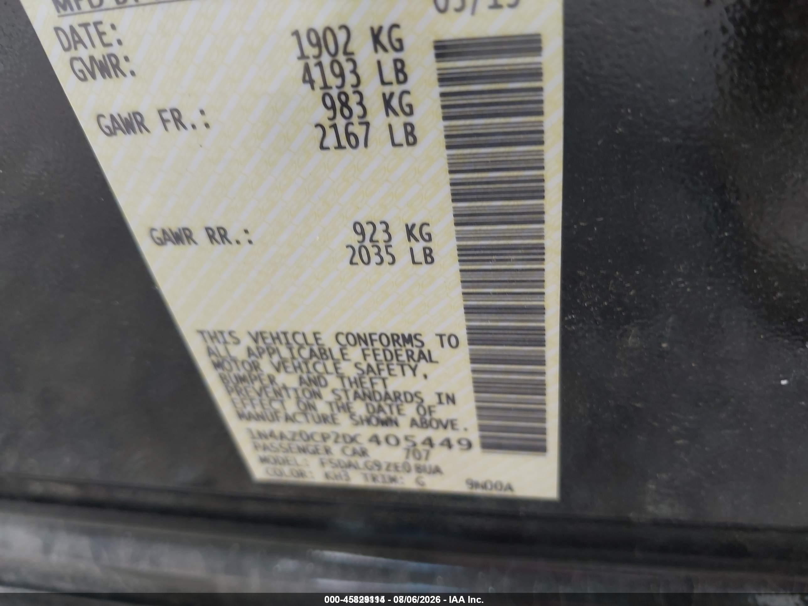 2013 Nissan Leaf Sl Black vin: 1N4AZ0CP2DC405449