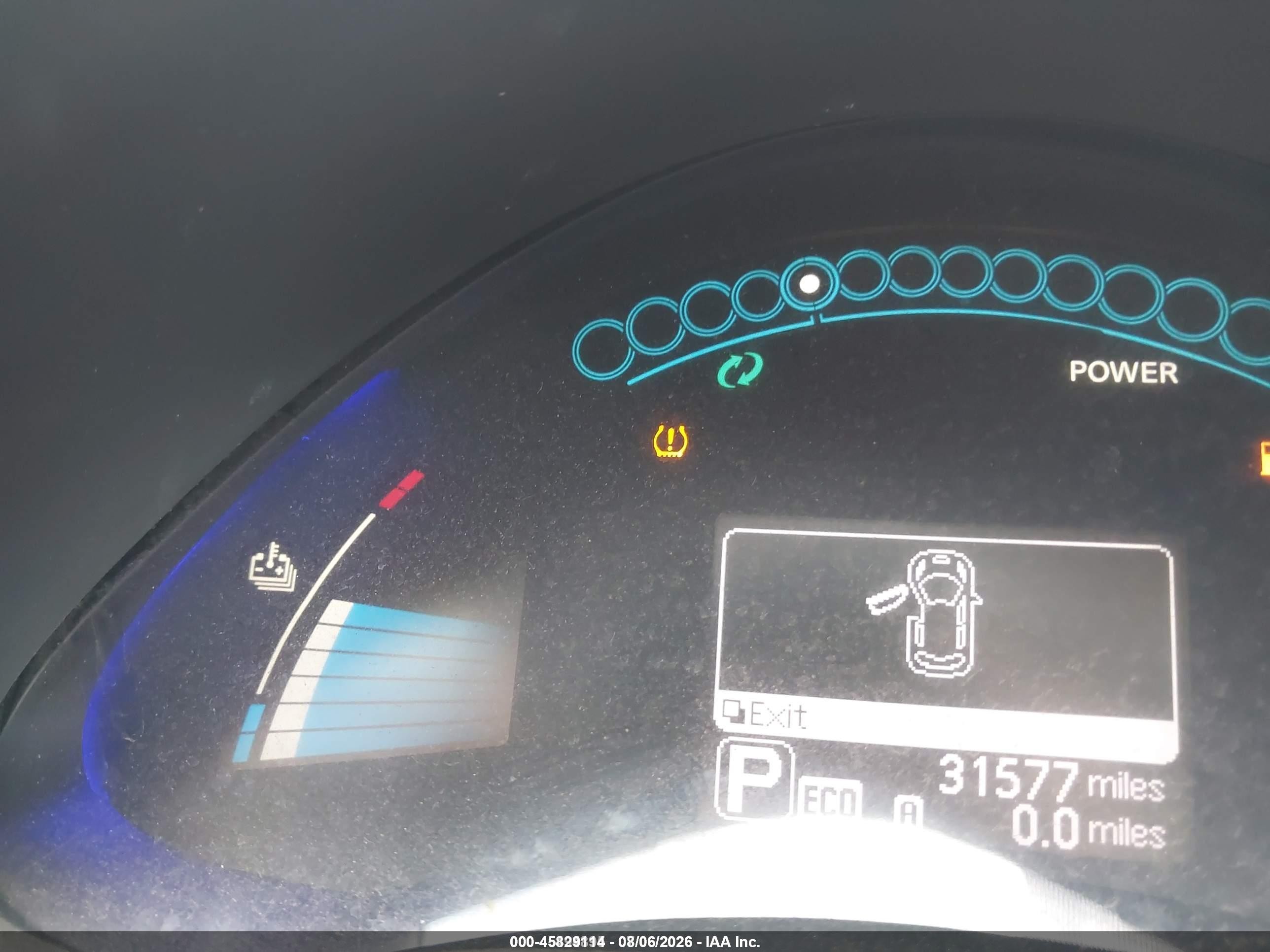 2013 Nissan Leaf Sl Black vin: 1N4AZ0CP2DC405449
